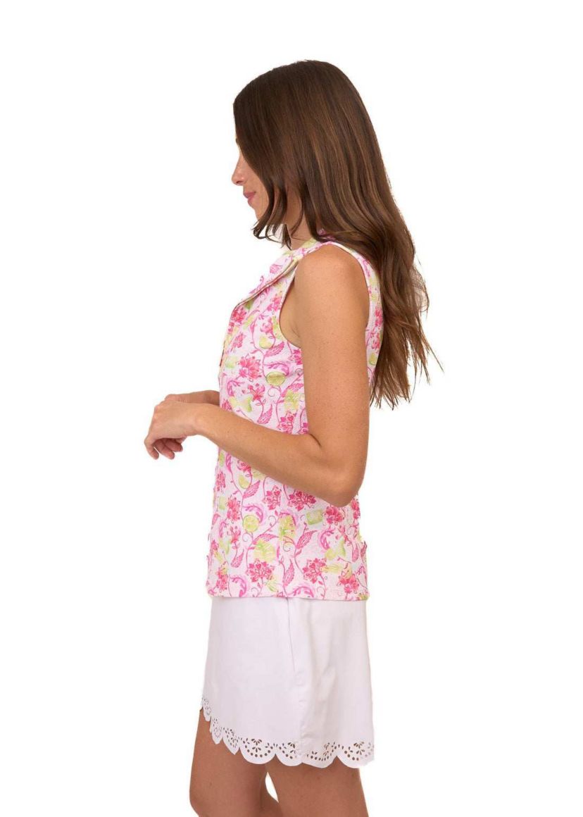 Sleeveless 1/4 Zip Sport Top