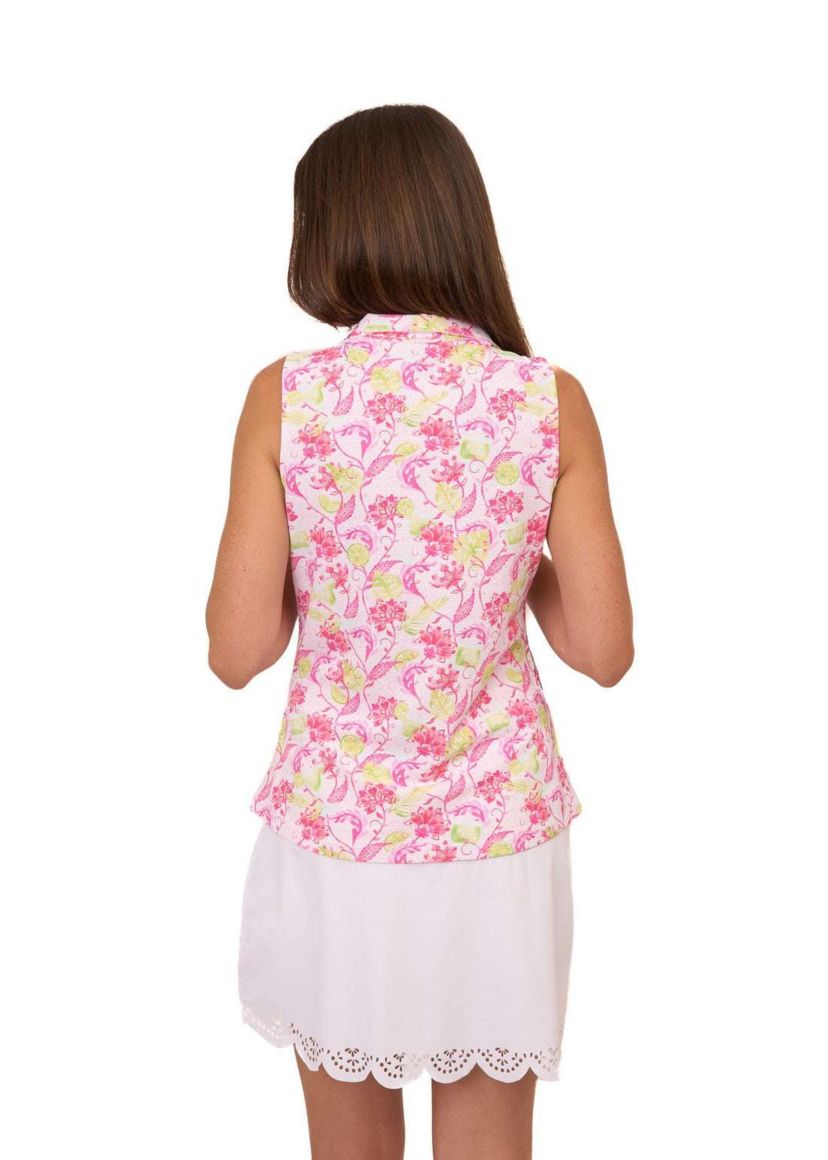 Sleeveless 1/4 Zip Sport Top