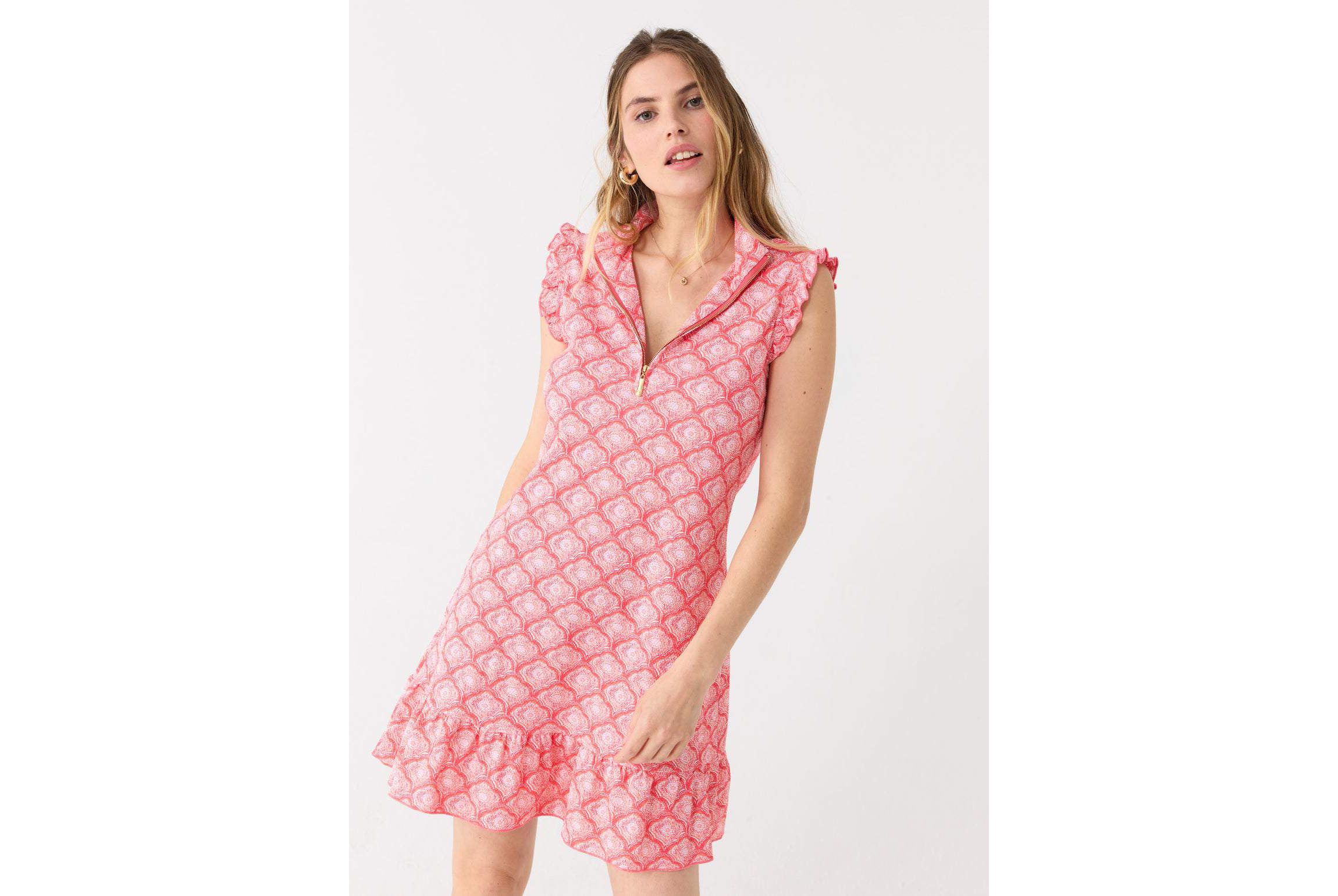 Sleeveless Ruffle Sport Dress