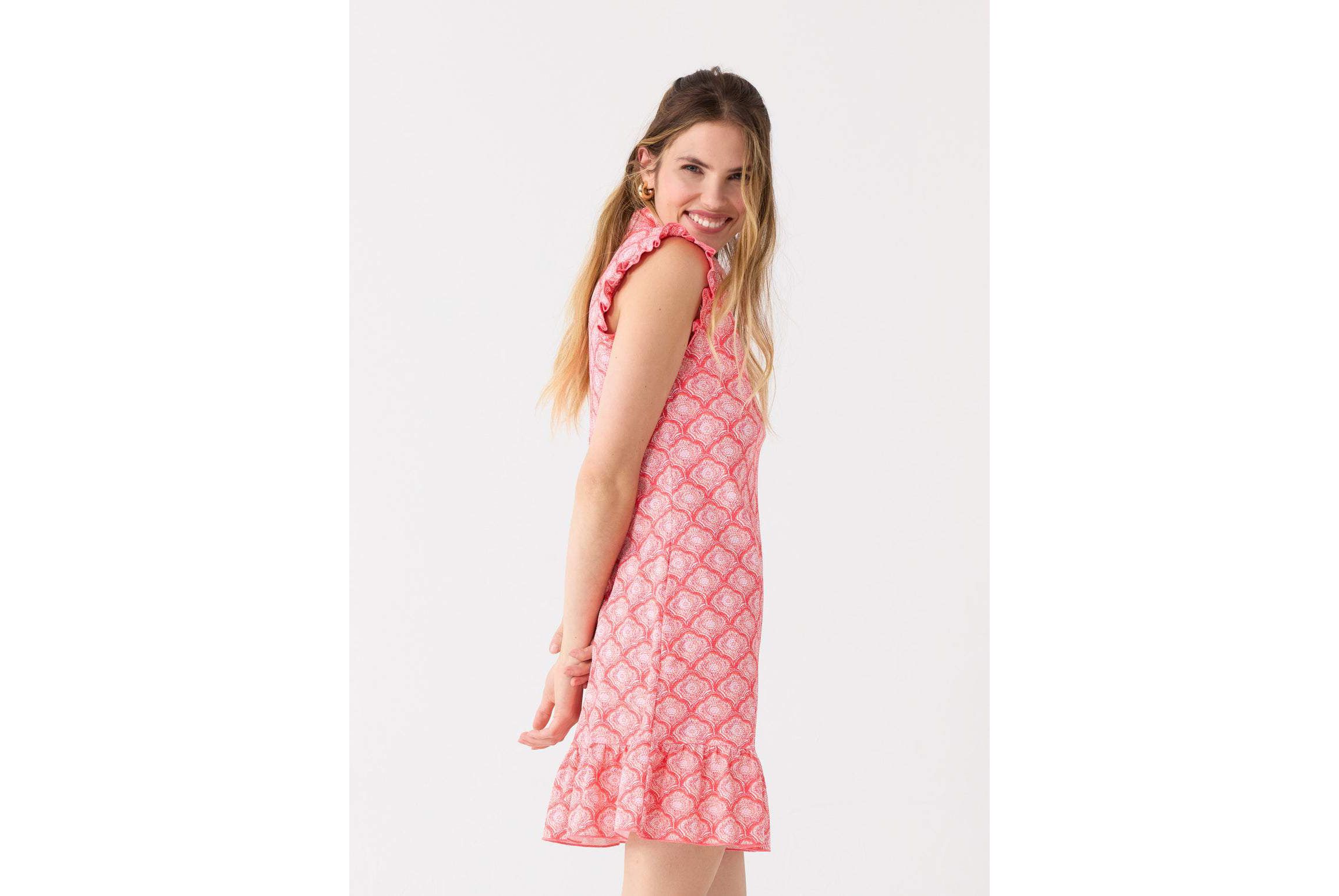 Sleeveless Ruffle Sport Dress