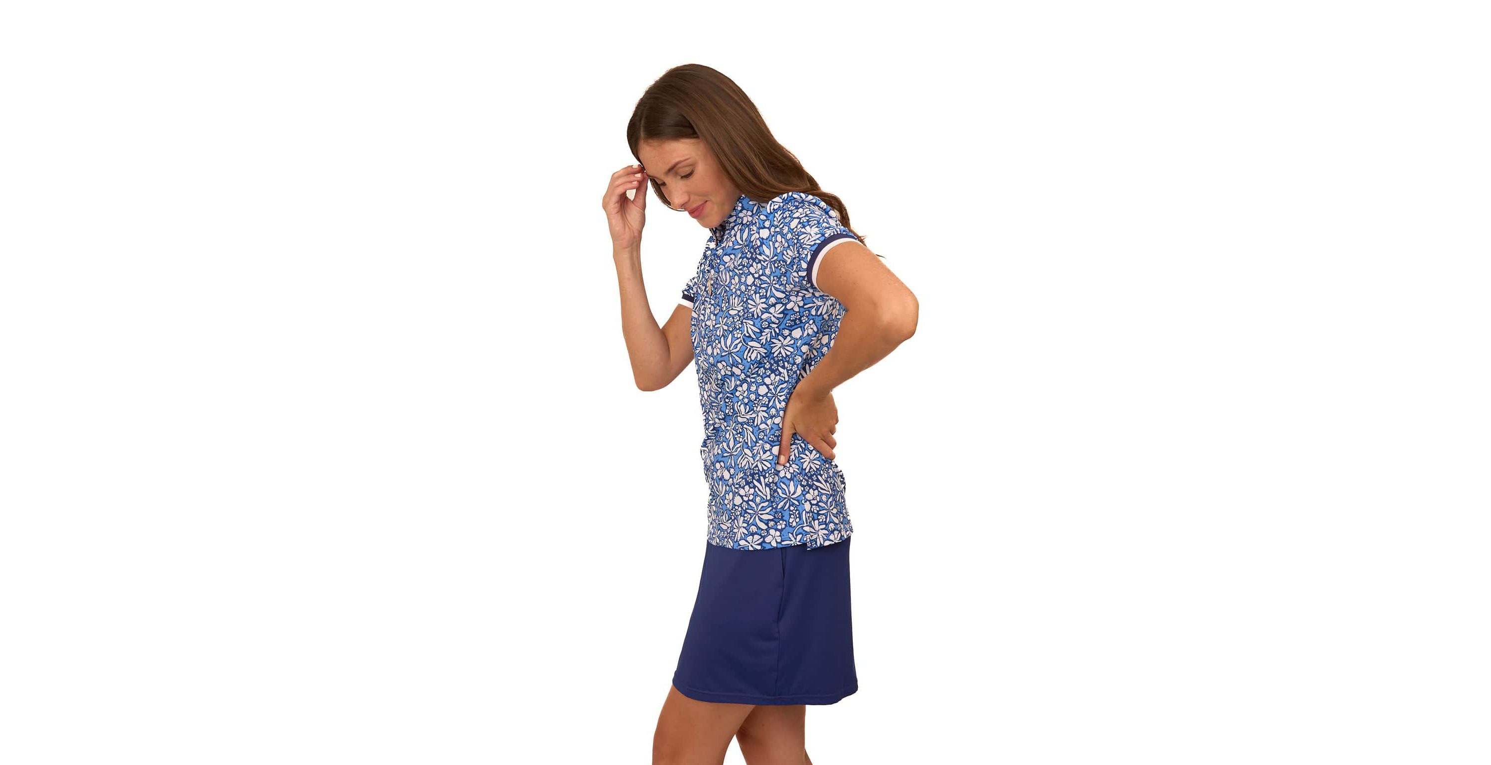Short Sleeve Collared 1/4 Zip
