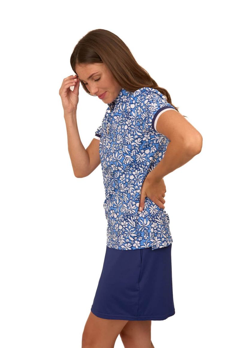 Short Sleeve Collared 1/4 Zip