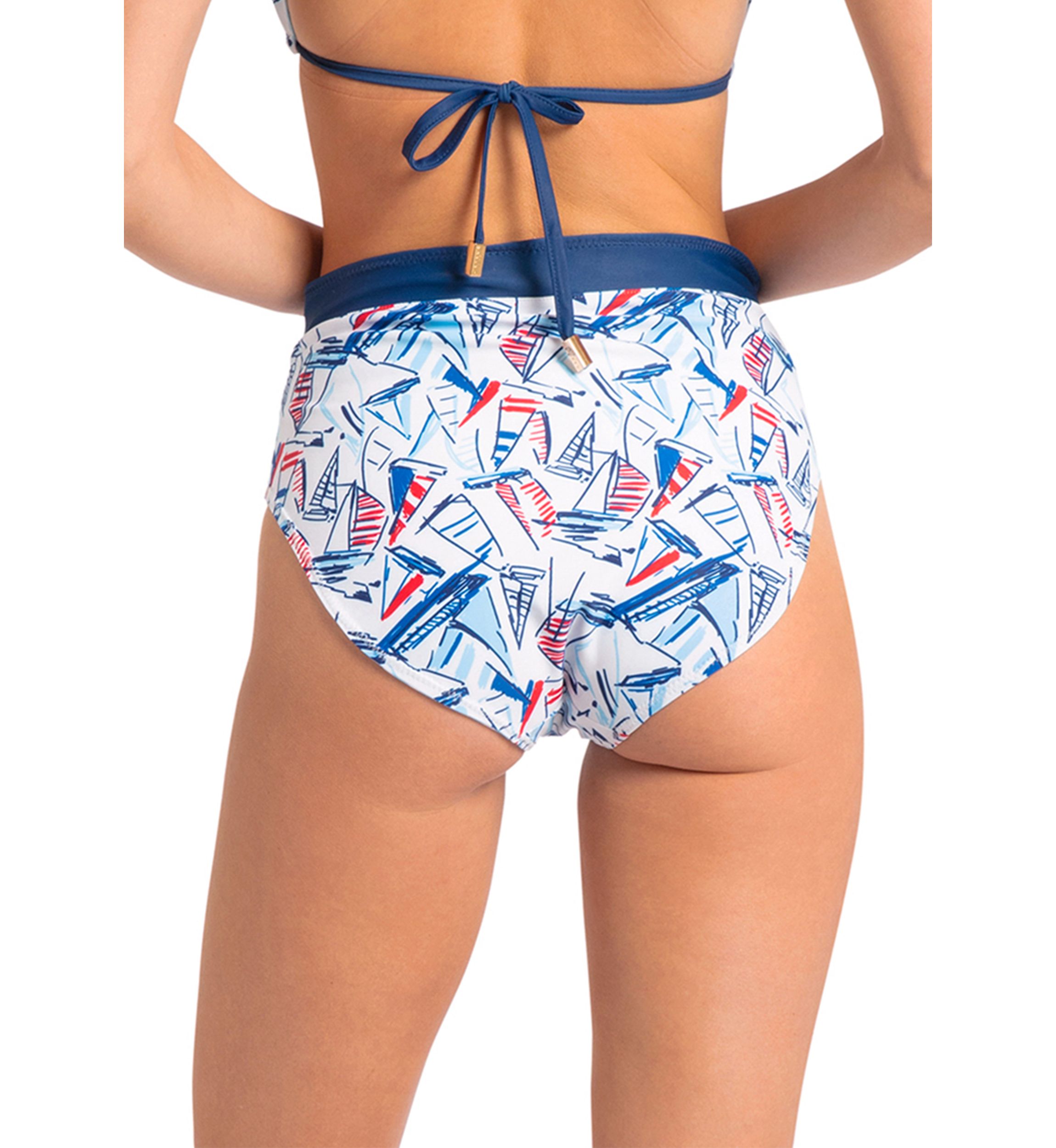Nautical Reversible Bikini Bottoms