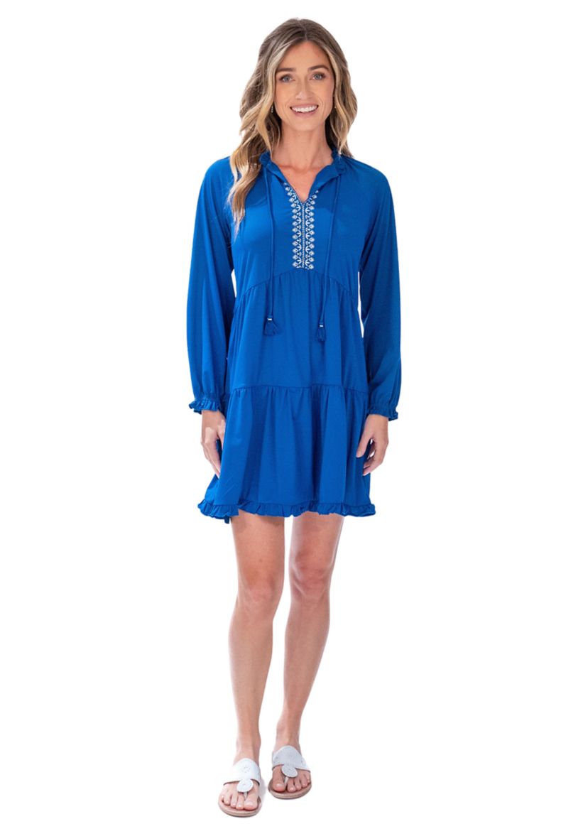Womens Tiered Ruffle UPF 50 Dress