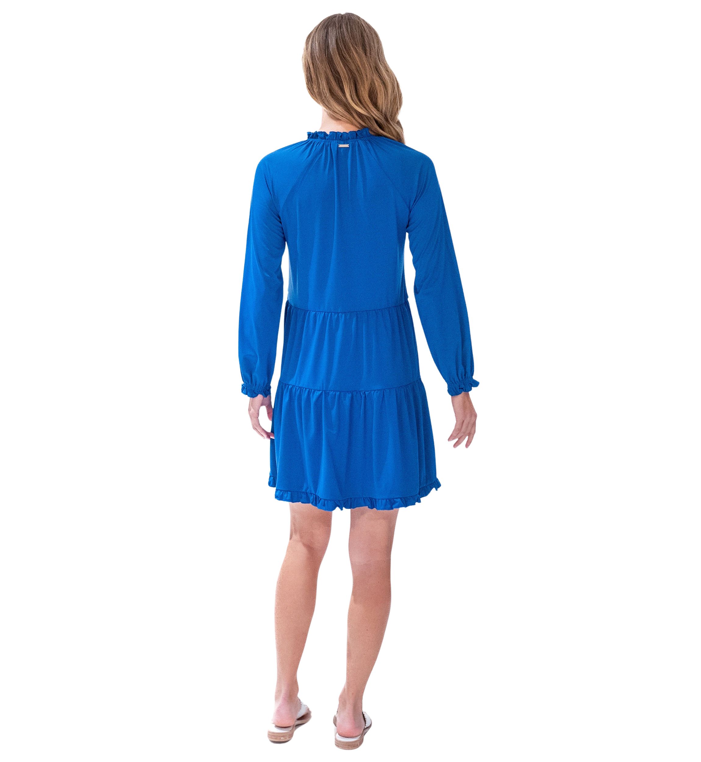 Womens Tiered Ruffle UPF 50 Dress