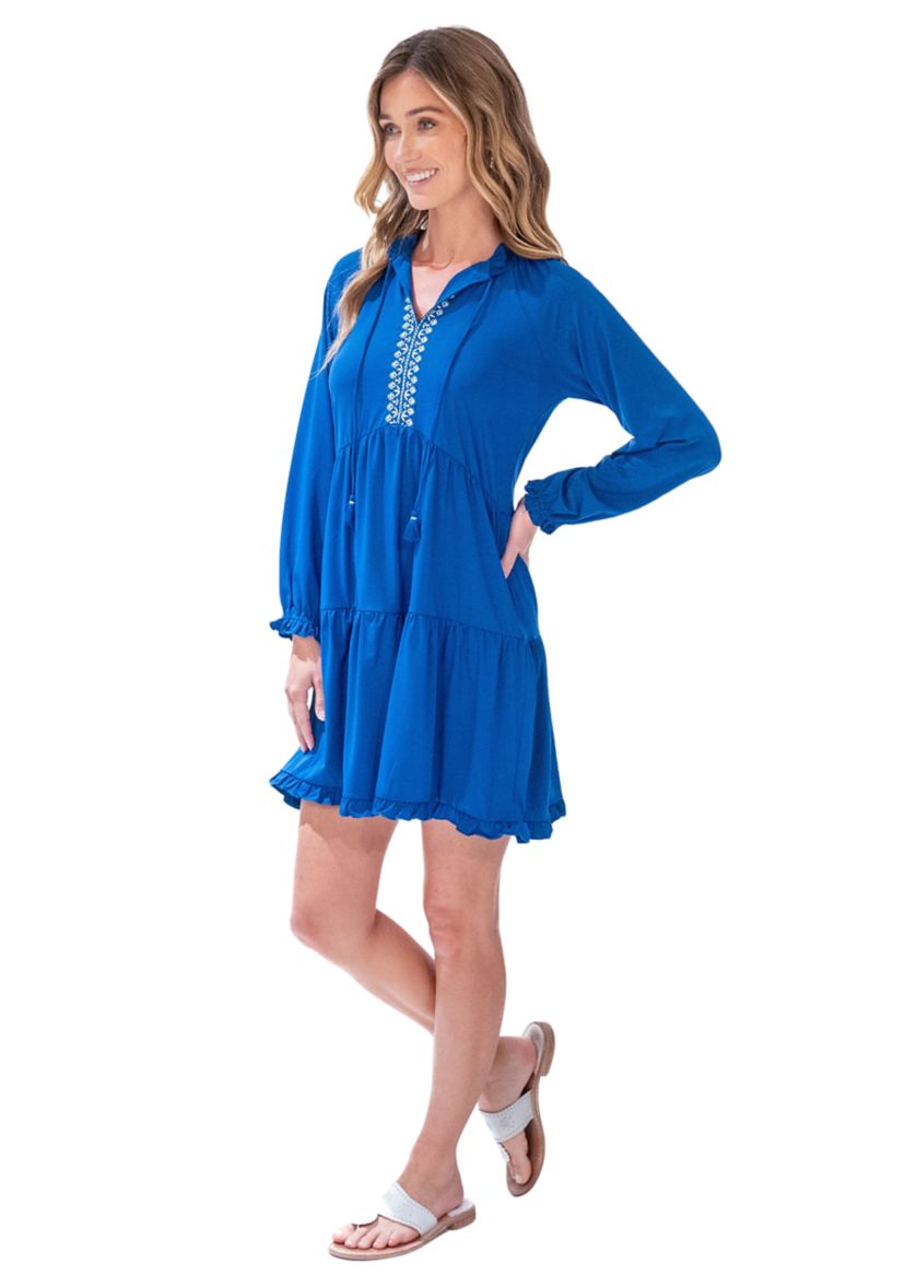 Womens Tiered Ruffle UPF 50 Dress