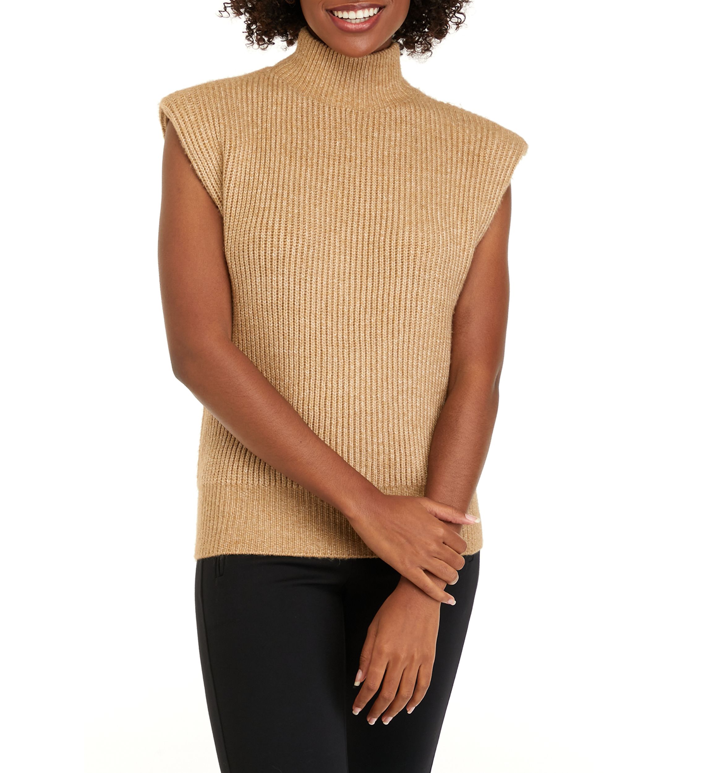 Womens Shoulder Pad Sweater