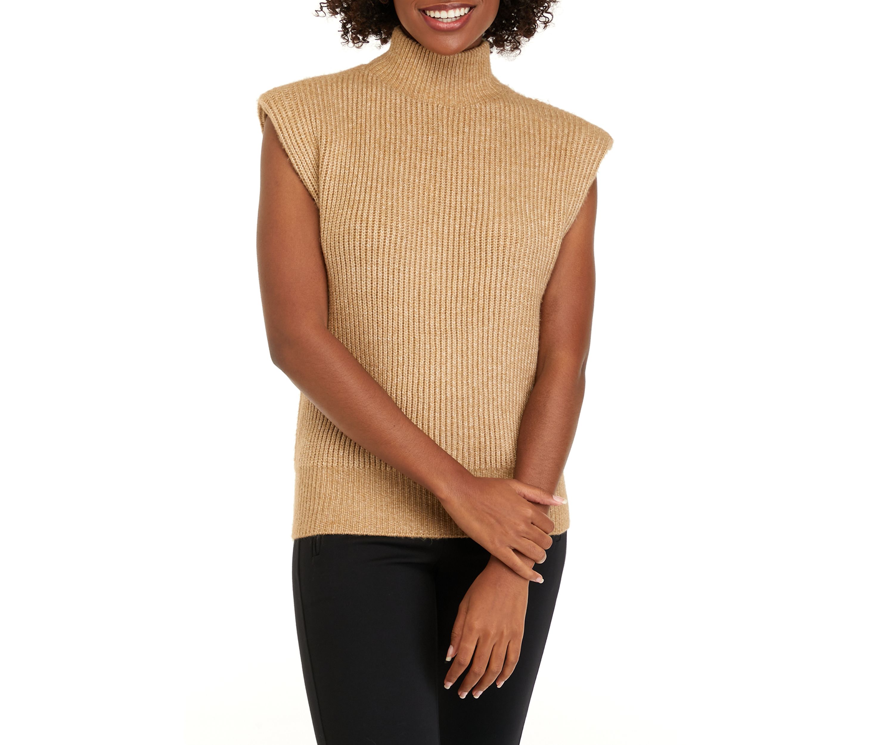 Womens Shoulder Pad Sweater