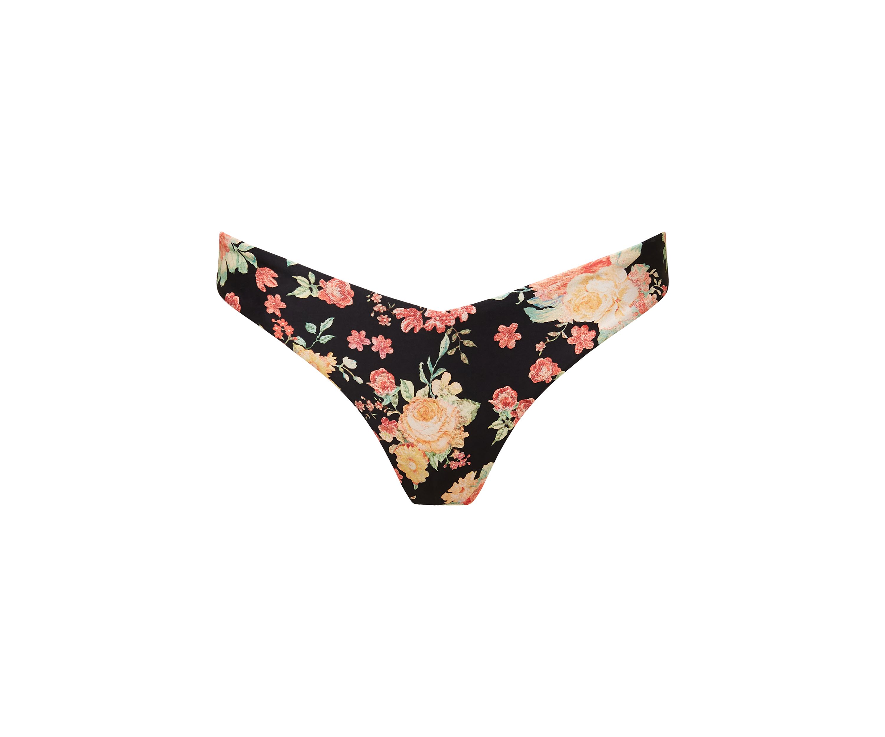 Floral Cheeky Swim Bottoms 