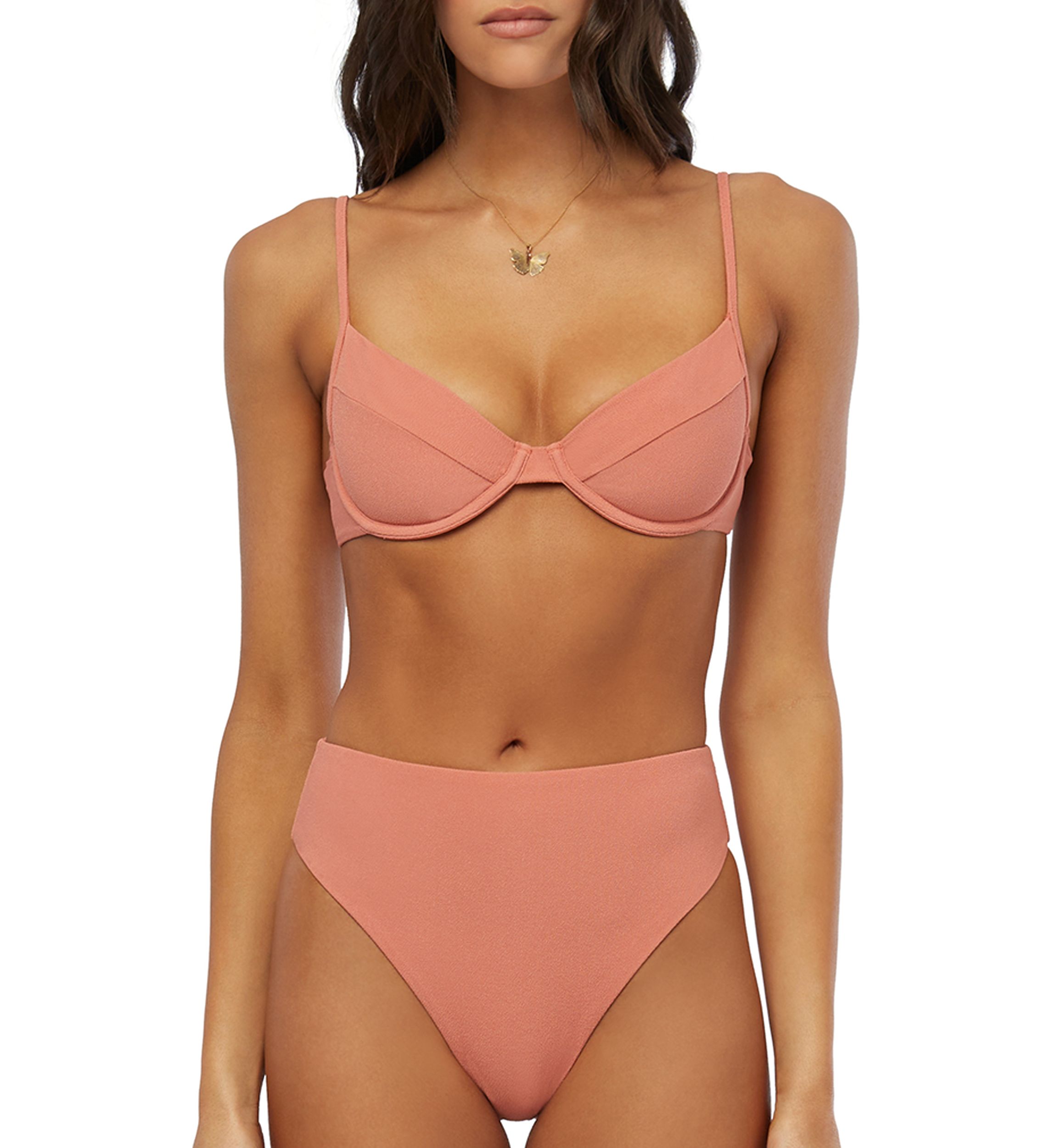 Full Coverage Underwire Bikini Swim Top
