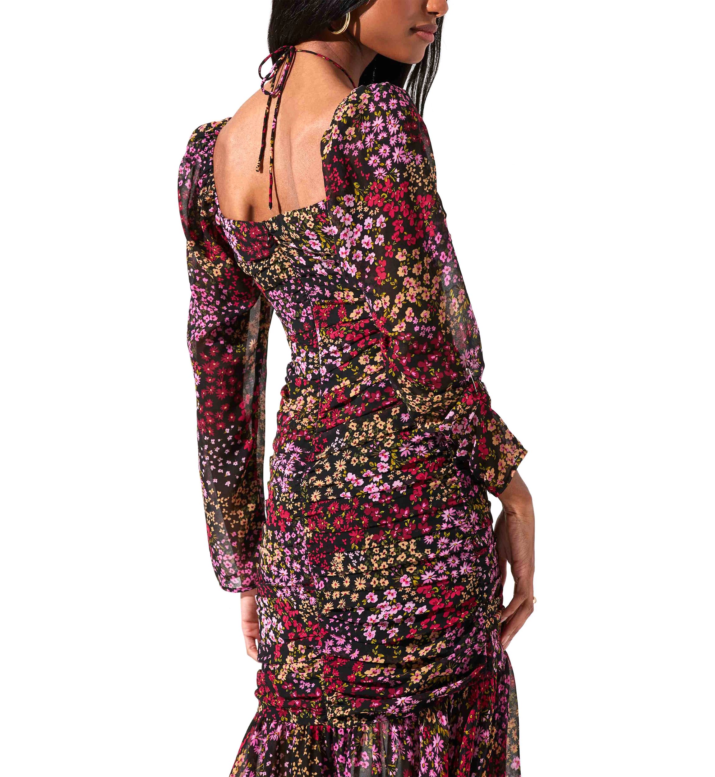Womens Athena Ruched Dress