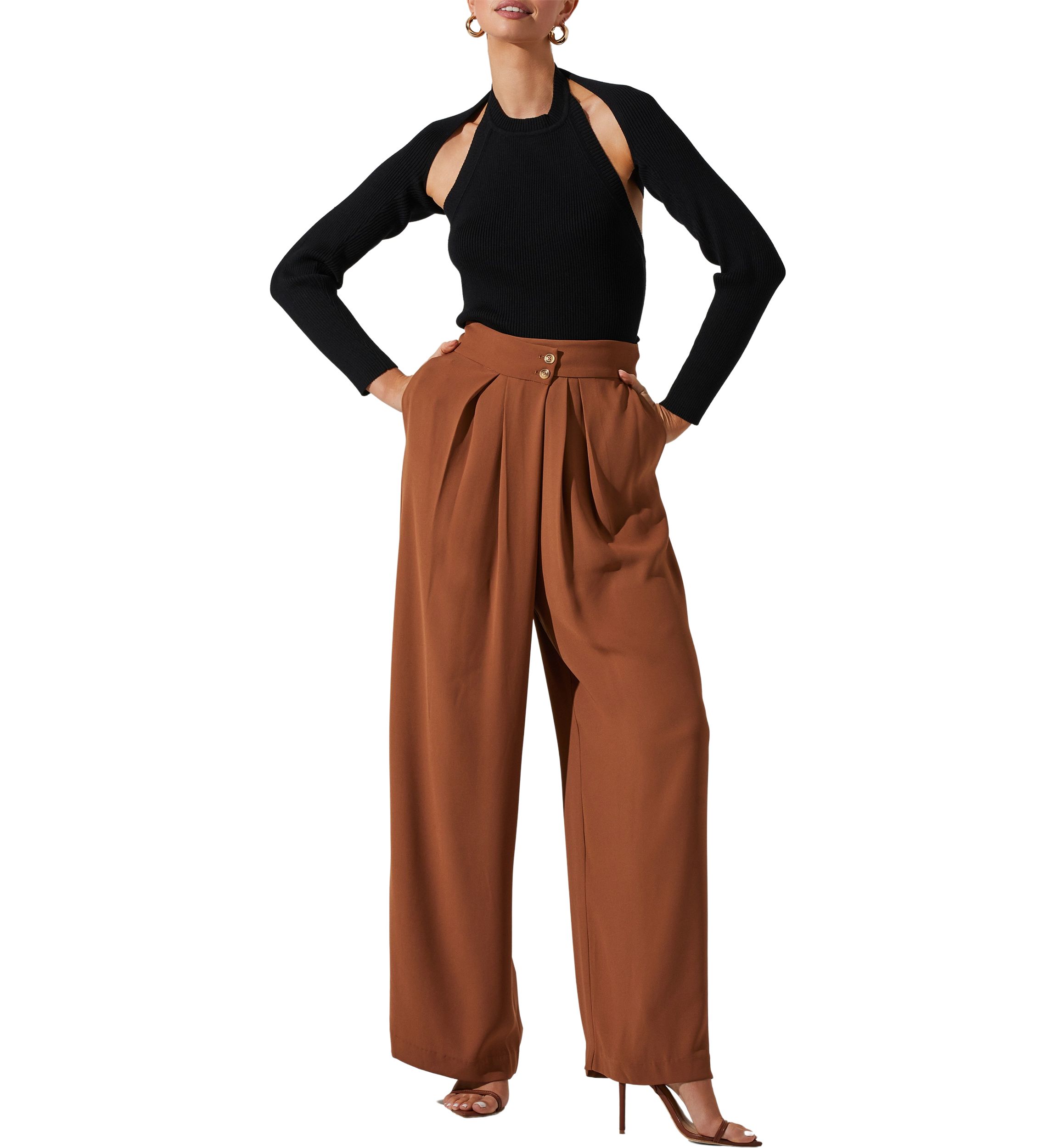 Womens High Rise Boyfriend Pants