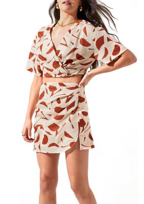 Women's Abstract Printed Skirt