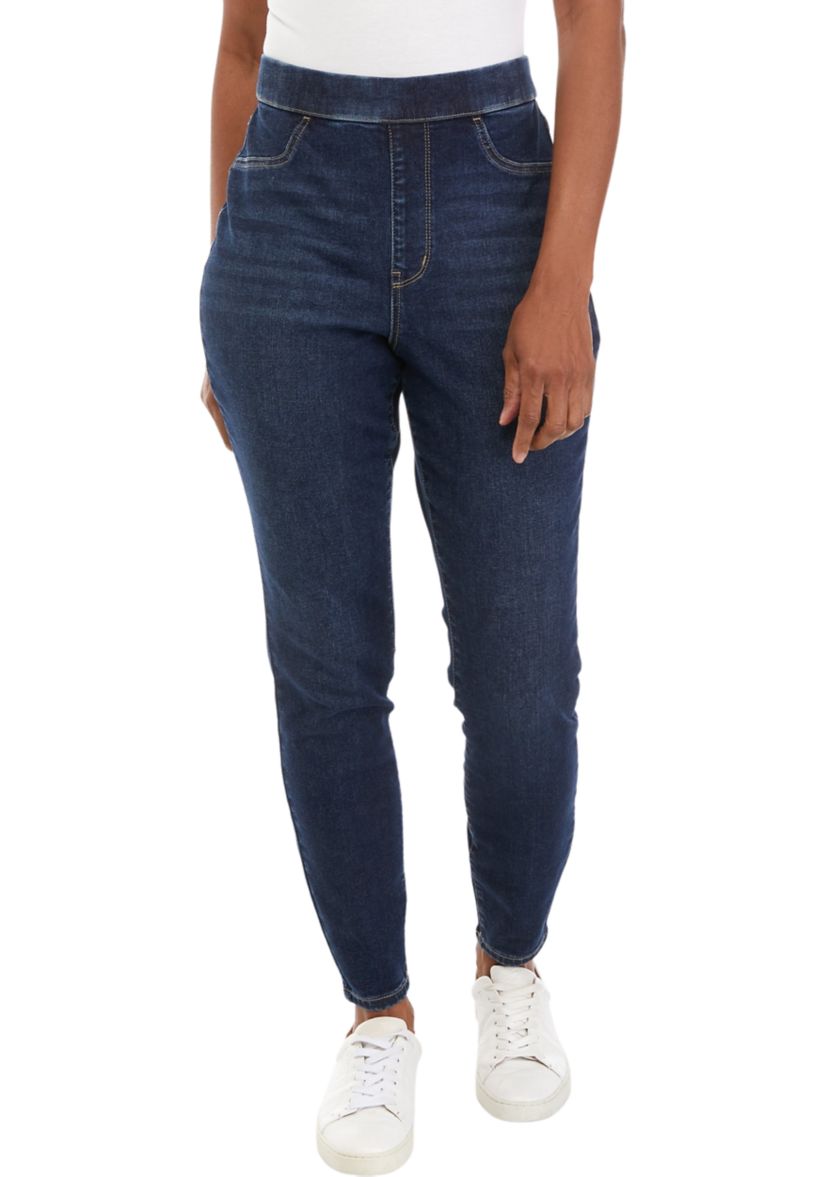 Womens High Rise Pull On Skinny Limitless Pants
