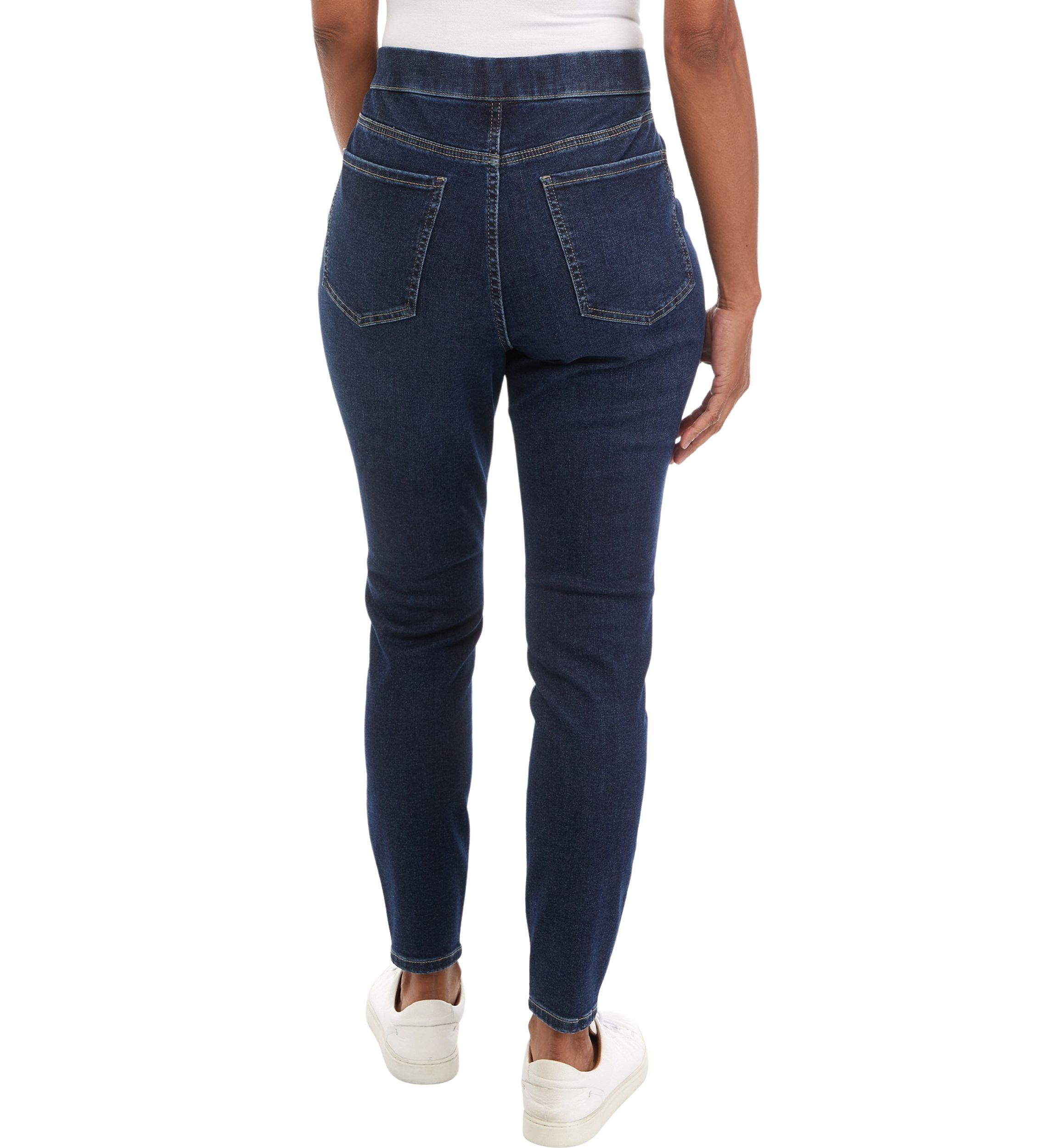 Womens High Rise Pull On Skinny Limitless Pants