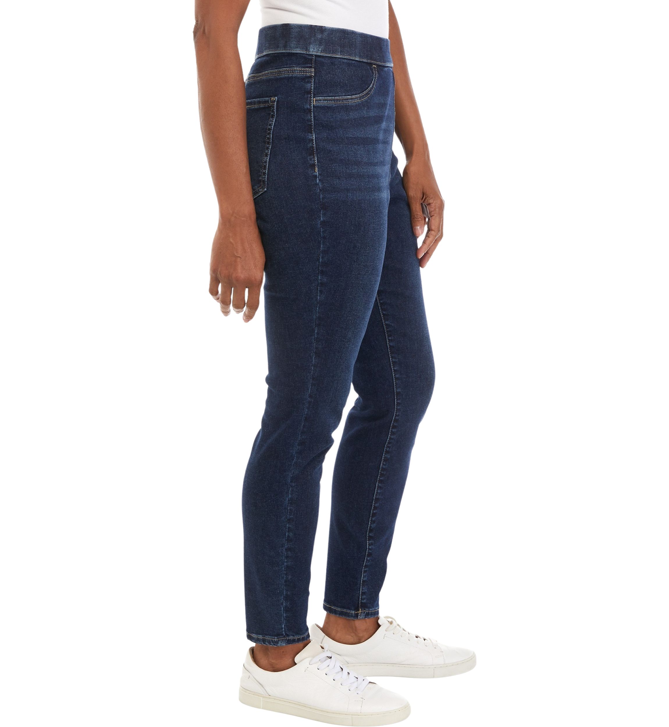 Womens High Rise Pull On Skinny Limitless Pants
