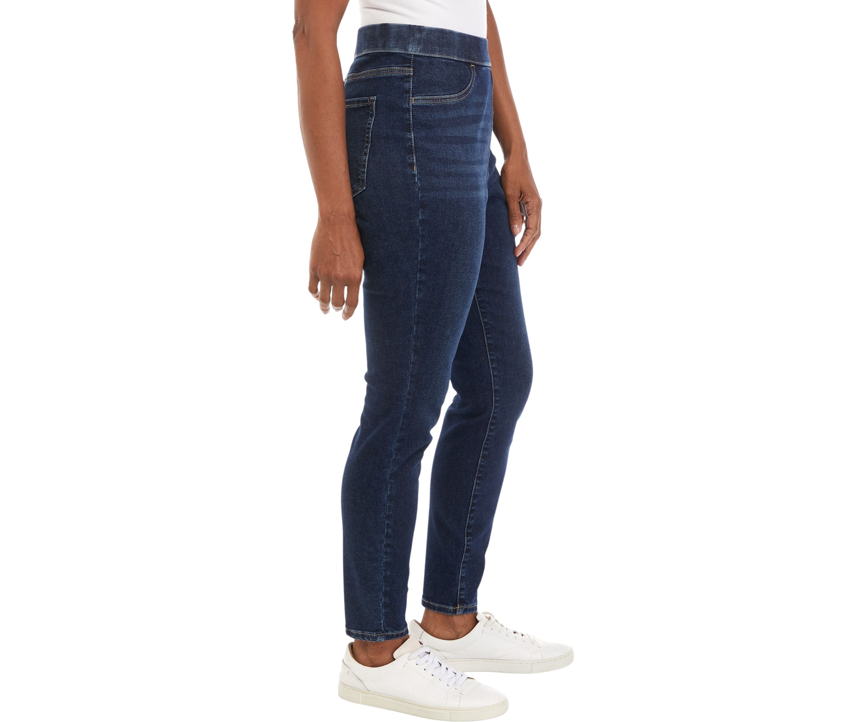 Womens High Rise Pull On Skinny Limitless Pants
