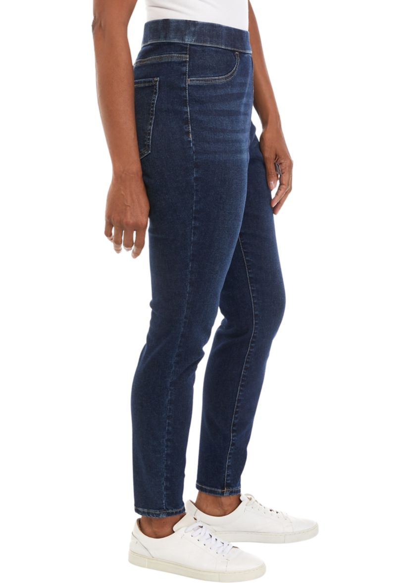 Womens High Rise Pull On Skinny Limitless Pants
