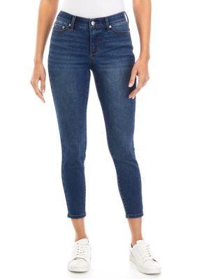 WONDERLY Petite 5 Pocket Skinny Jeans | belk