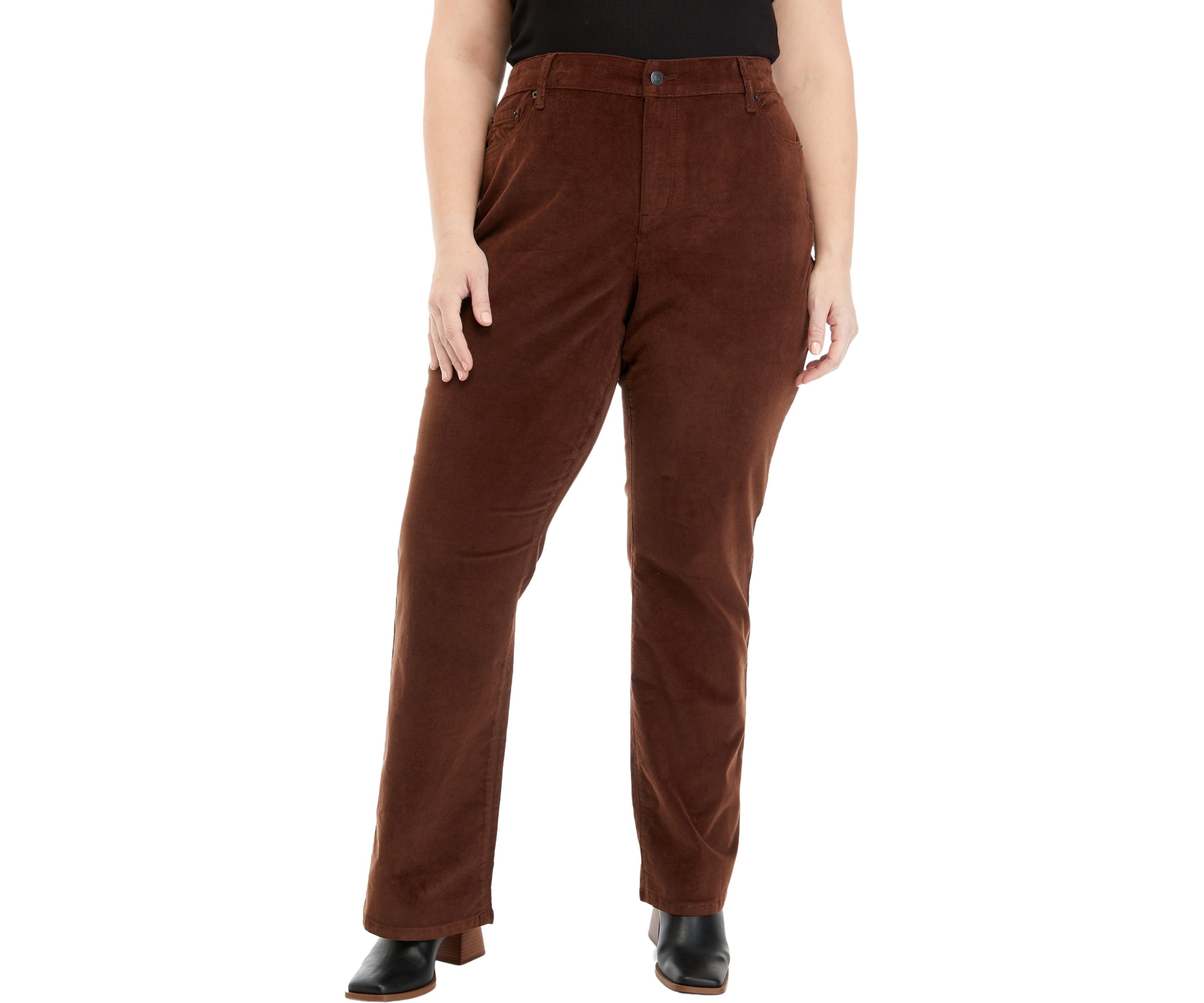 Plus Size Corduroy Bootcut Pants