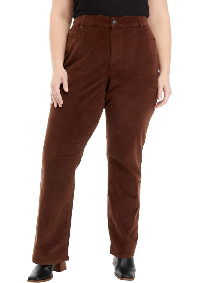 Plus Size Corduroy Bootcut Pants