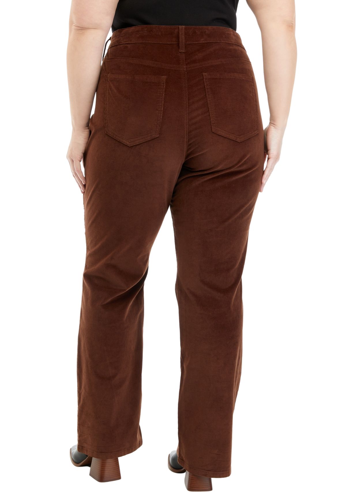 Plus Size Corduroy Bootcut Pants