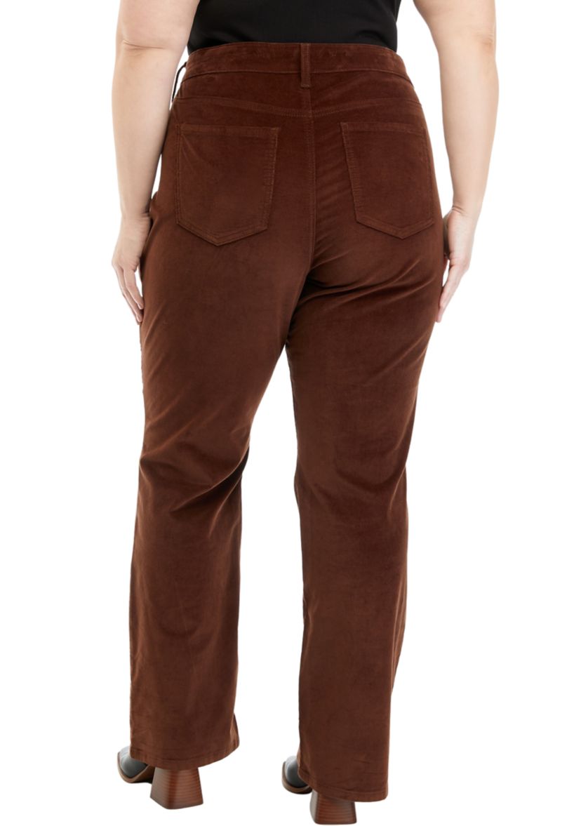Plus Size Corduroy Bootcut Pants