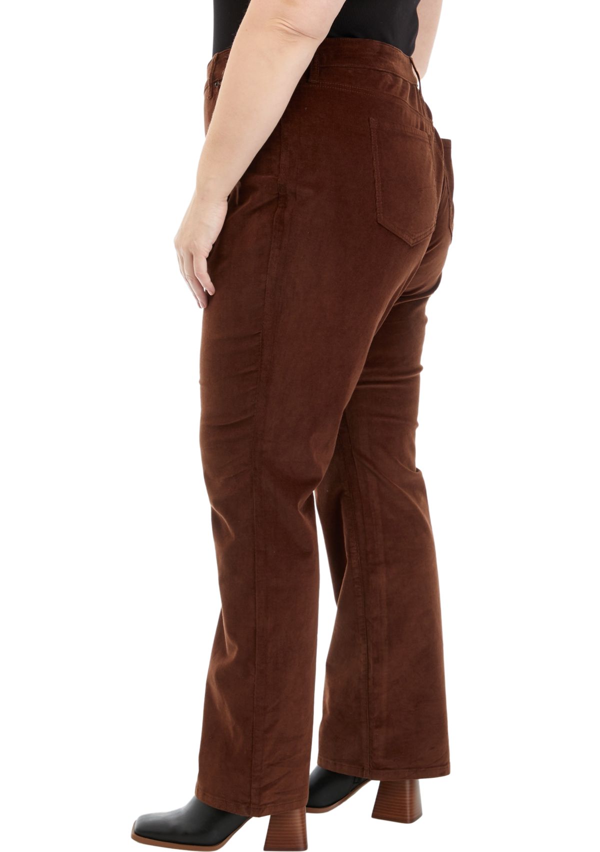Plus Size Corduroy Bootcut Pants