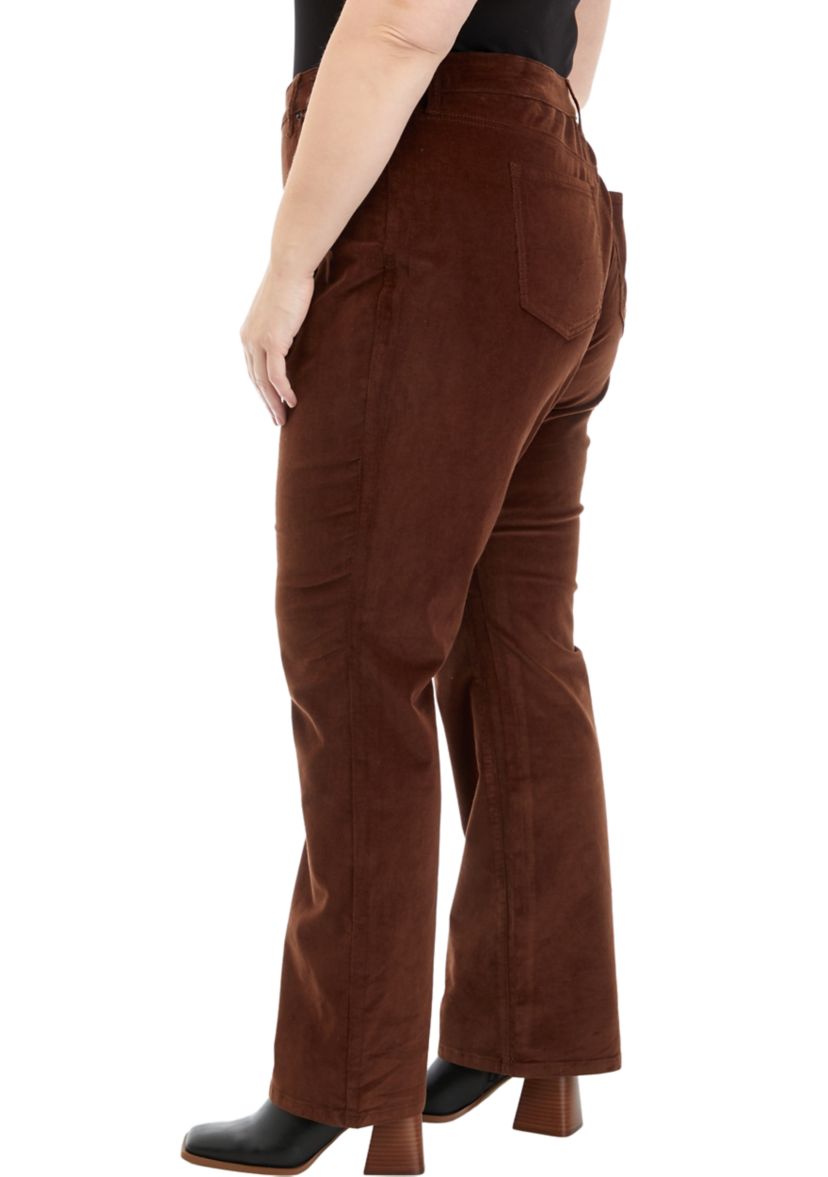 Plus Size Corduroy Bootcut Pants