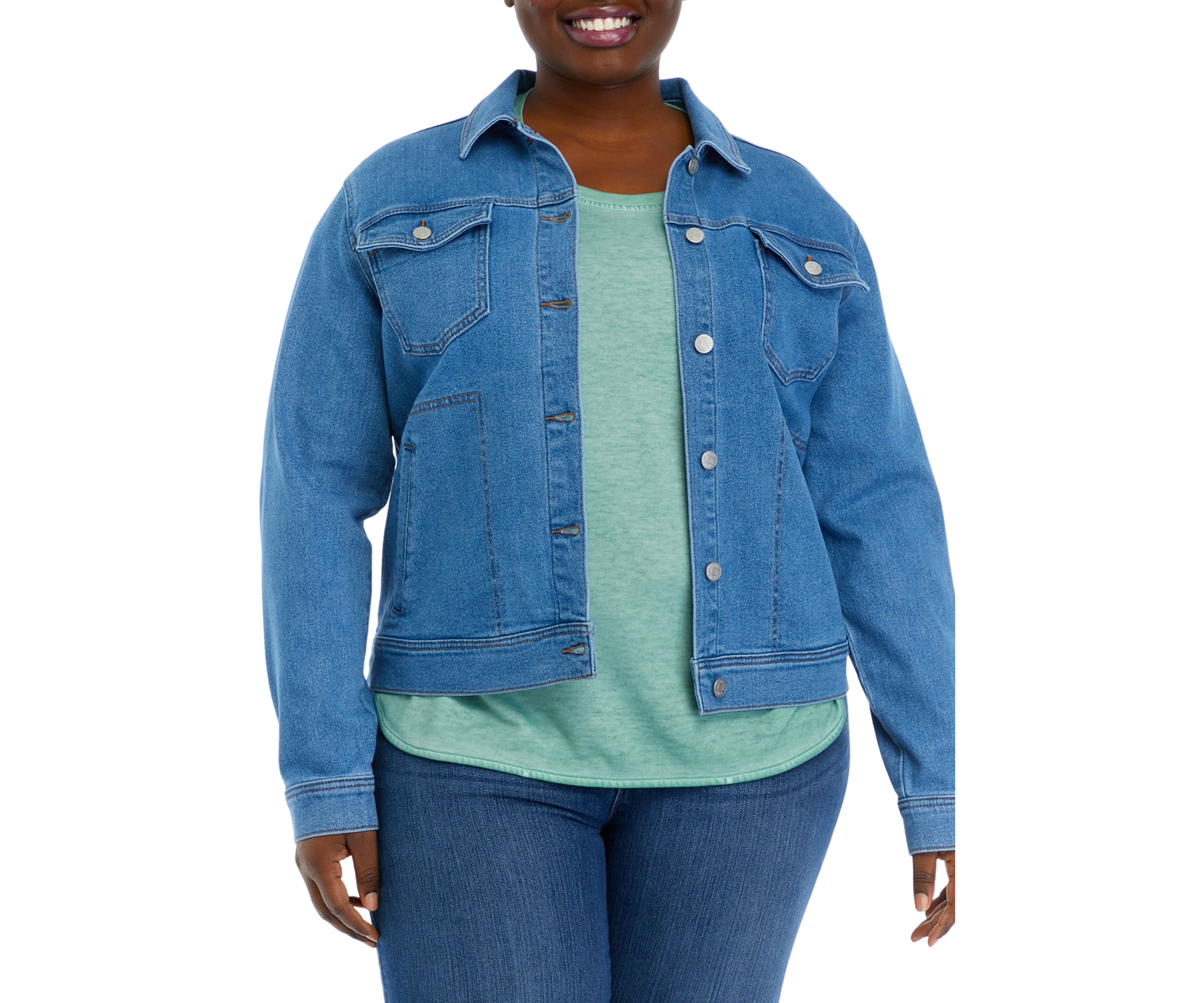 Plus Size Denim Jacket