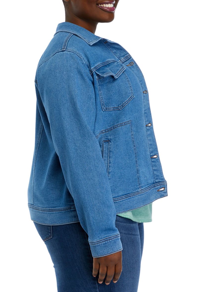 Plus Size Denim Jacket