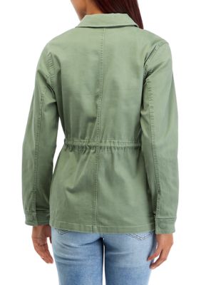 Women's Cinched Waist Utility Jacket