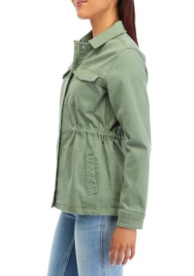 Women's Cinched Waist Utility Jacket