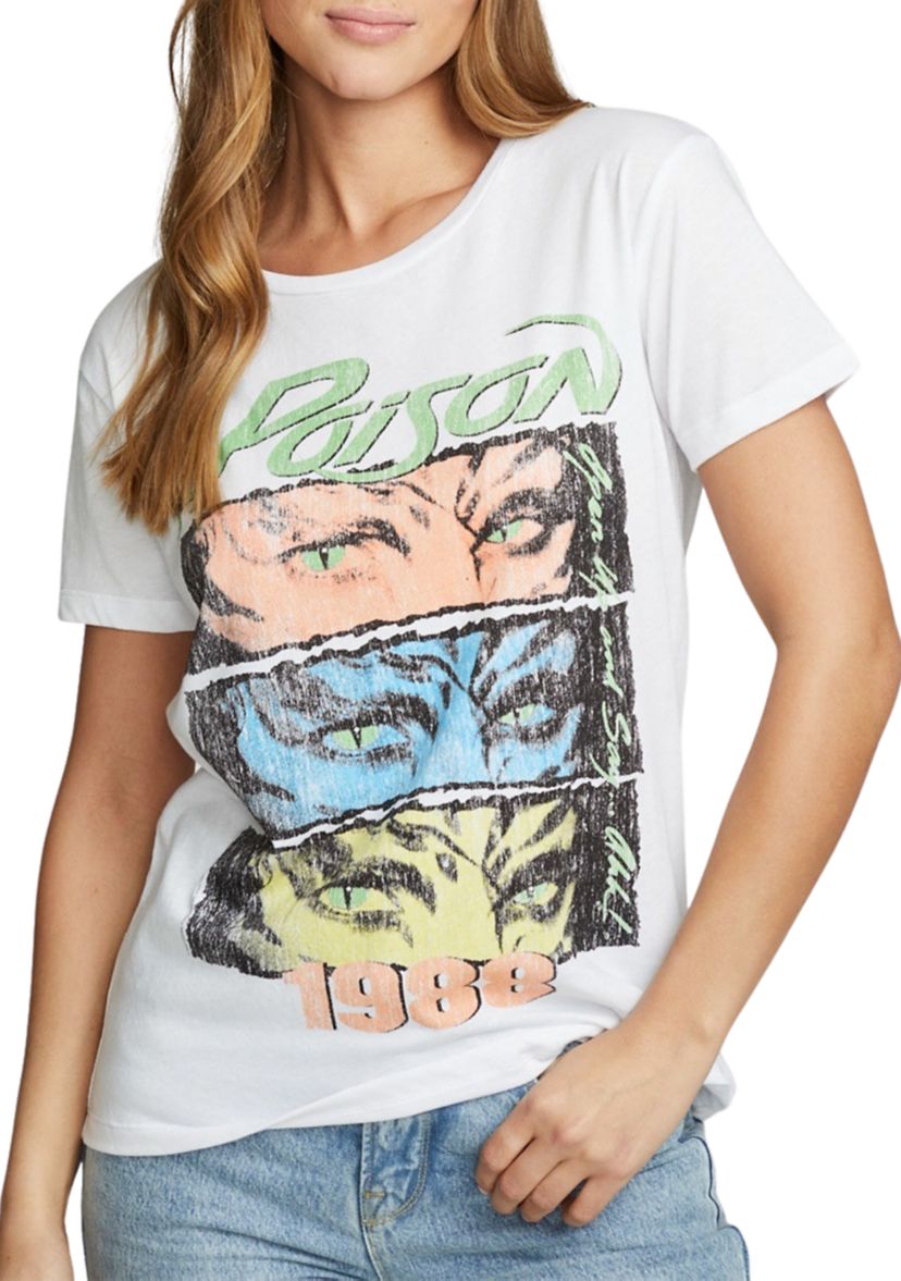 Womens Vintage Poison Graphic T-Shirt