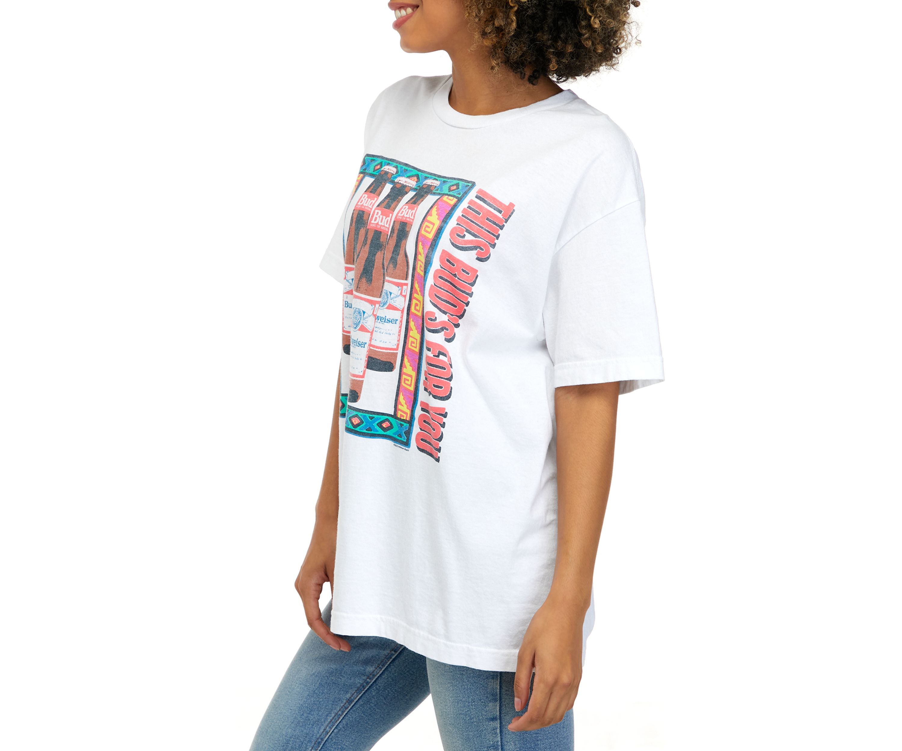 Womens Short Sleeve This Buds For You T-Shirt