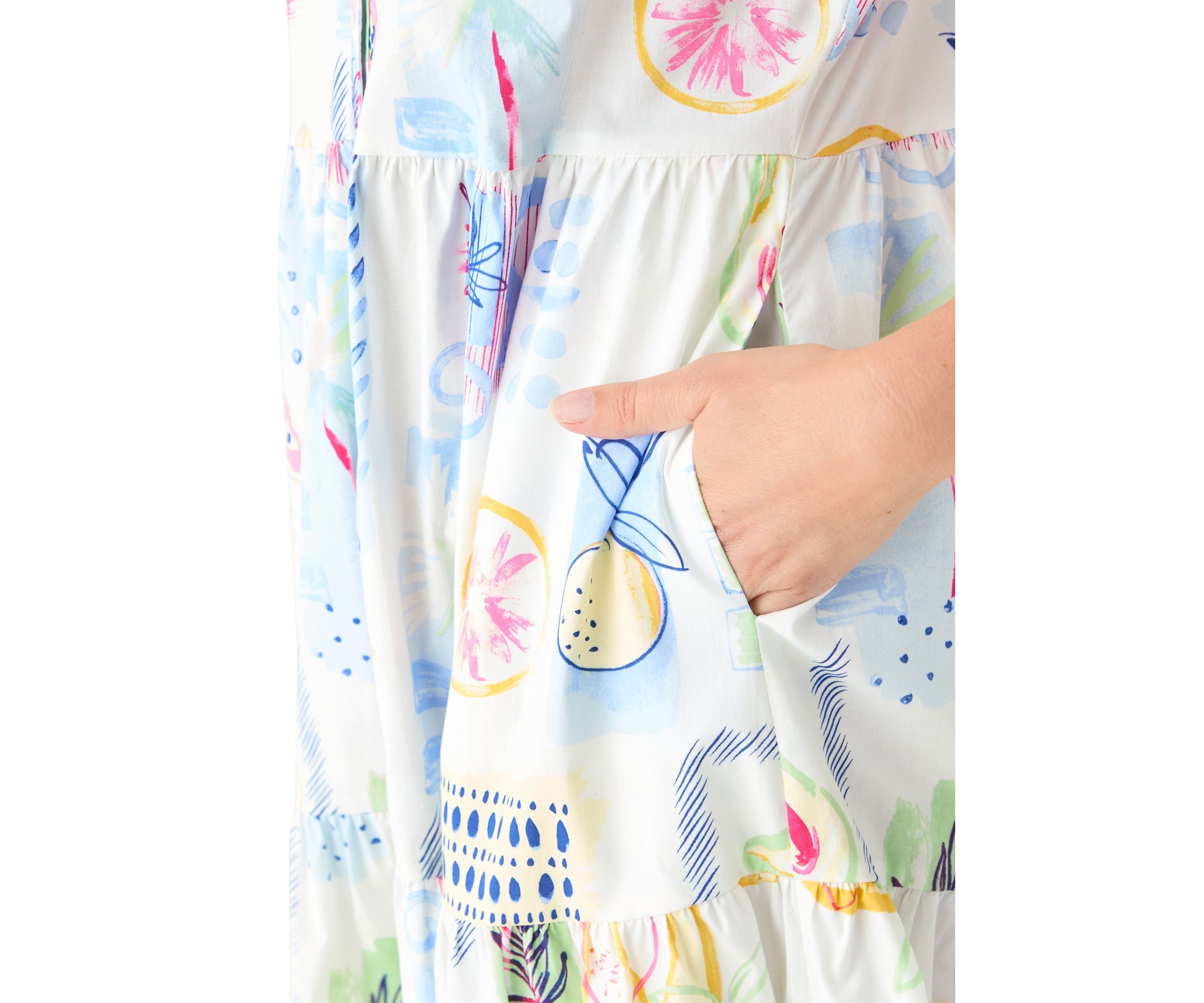 Petite Printed Shirtdress 