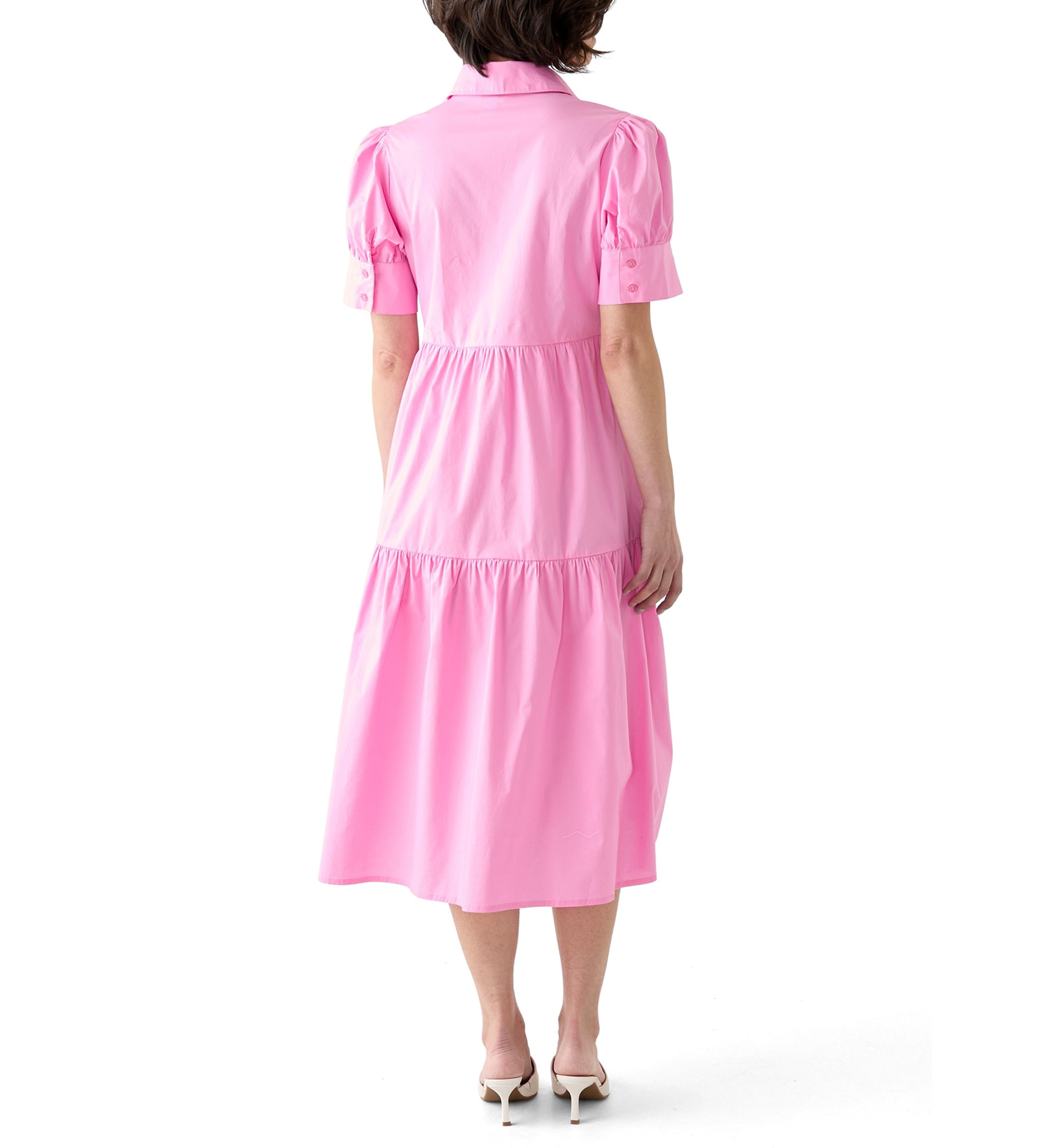 Petite Tiered Midi Dress
