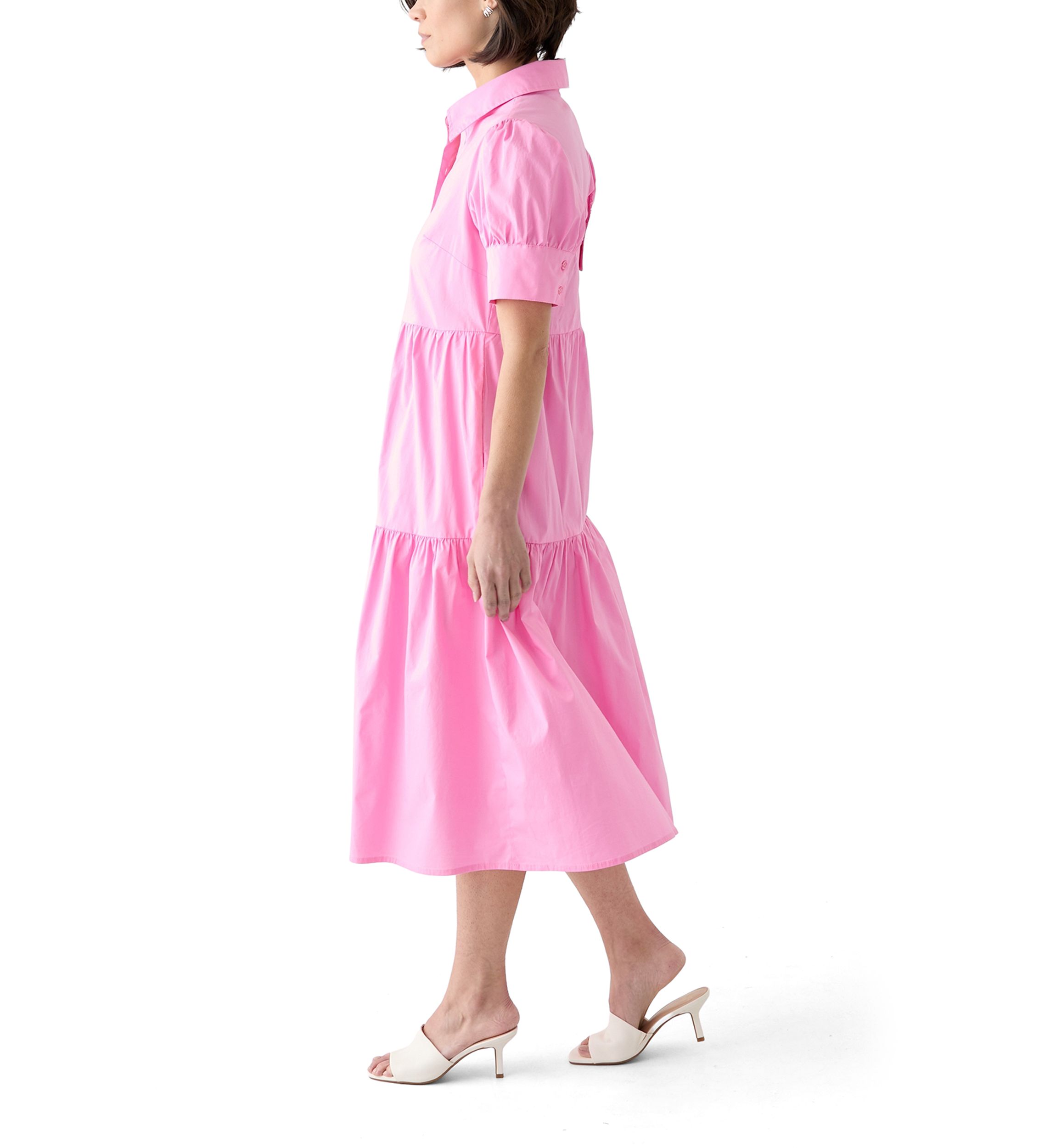 Petite Tiered Midi Dress
