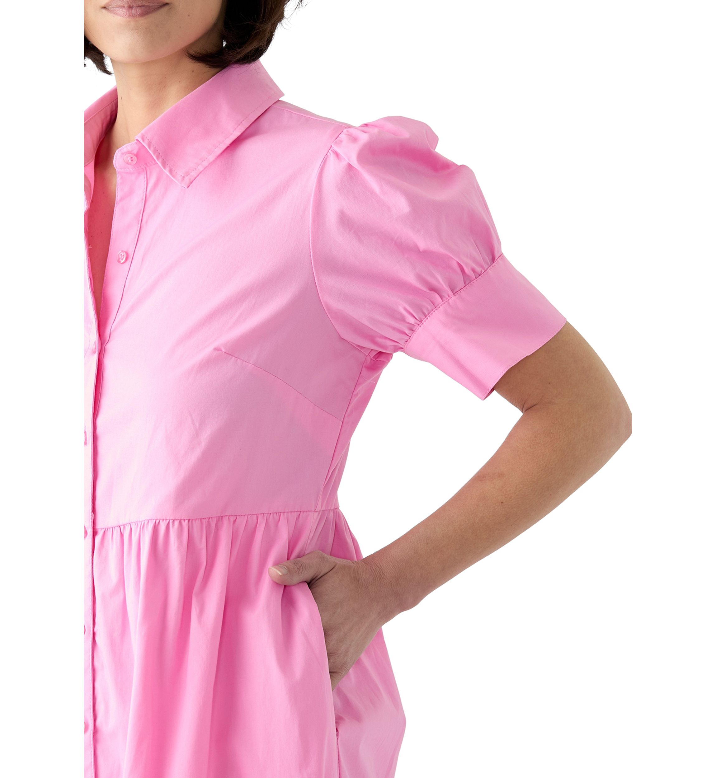 Petite Tiered Midi Dress