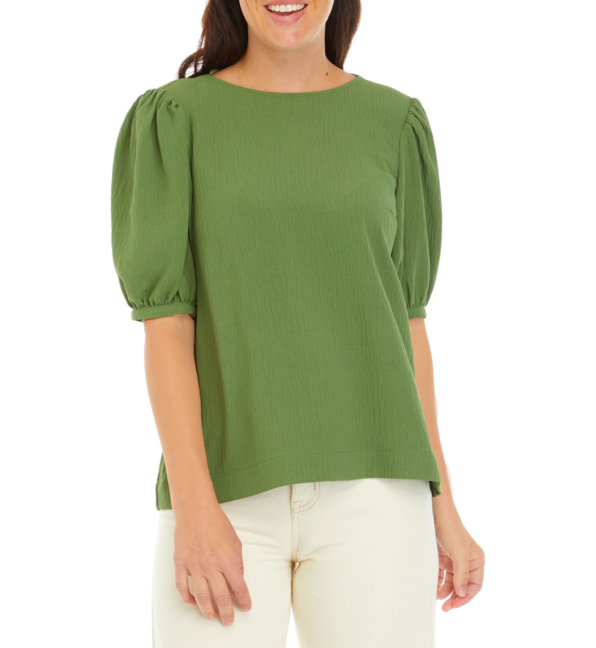 Womens Drapey Knot Back Top