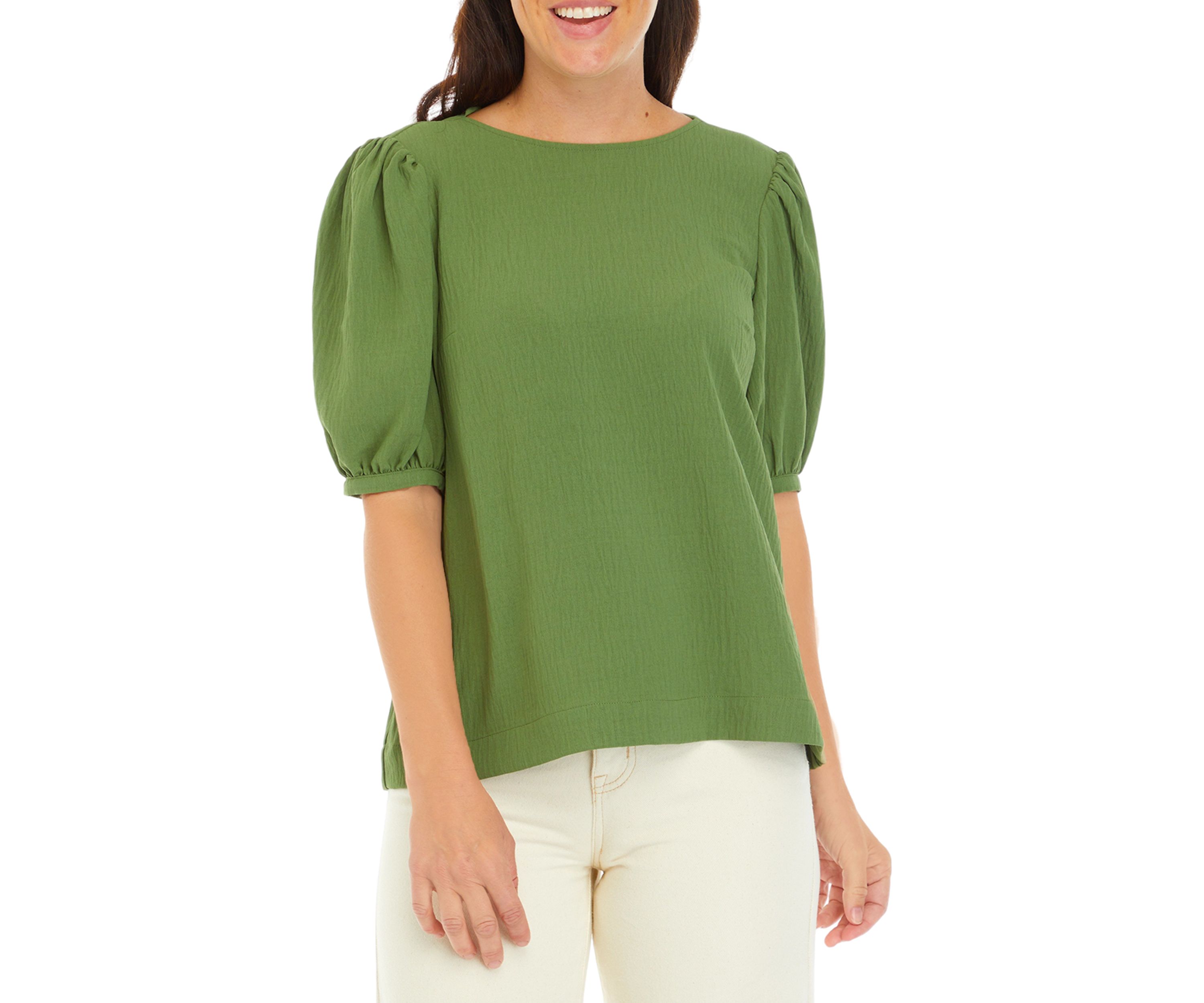 Womens Drapey Knot Back Top