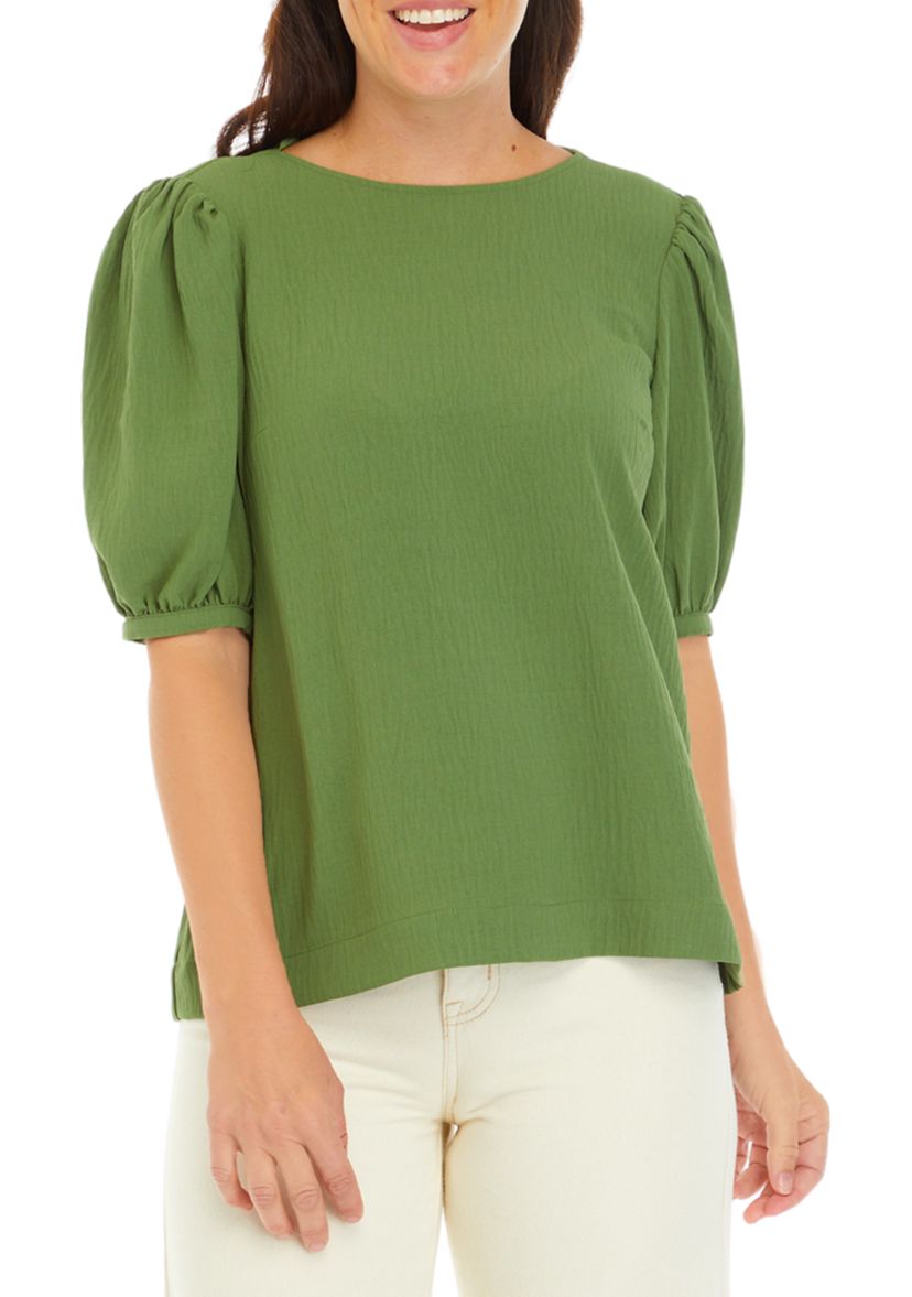 Womens Drapey Knot Back Top