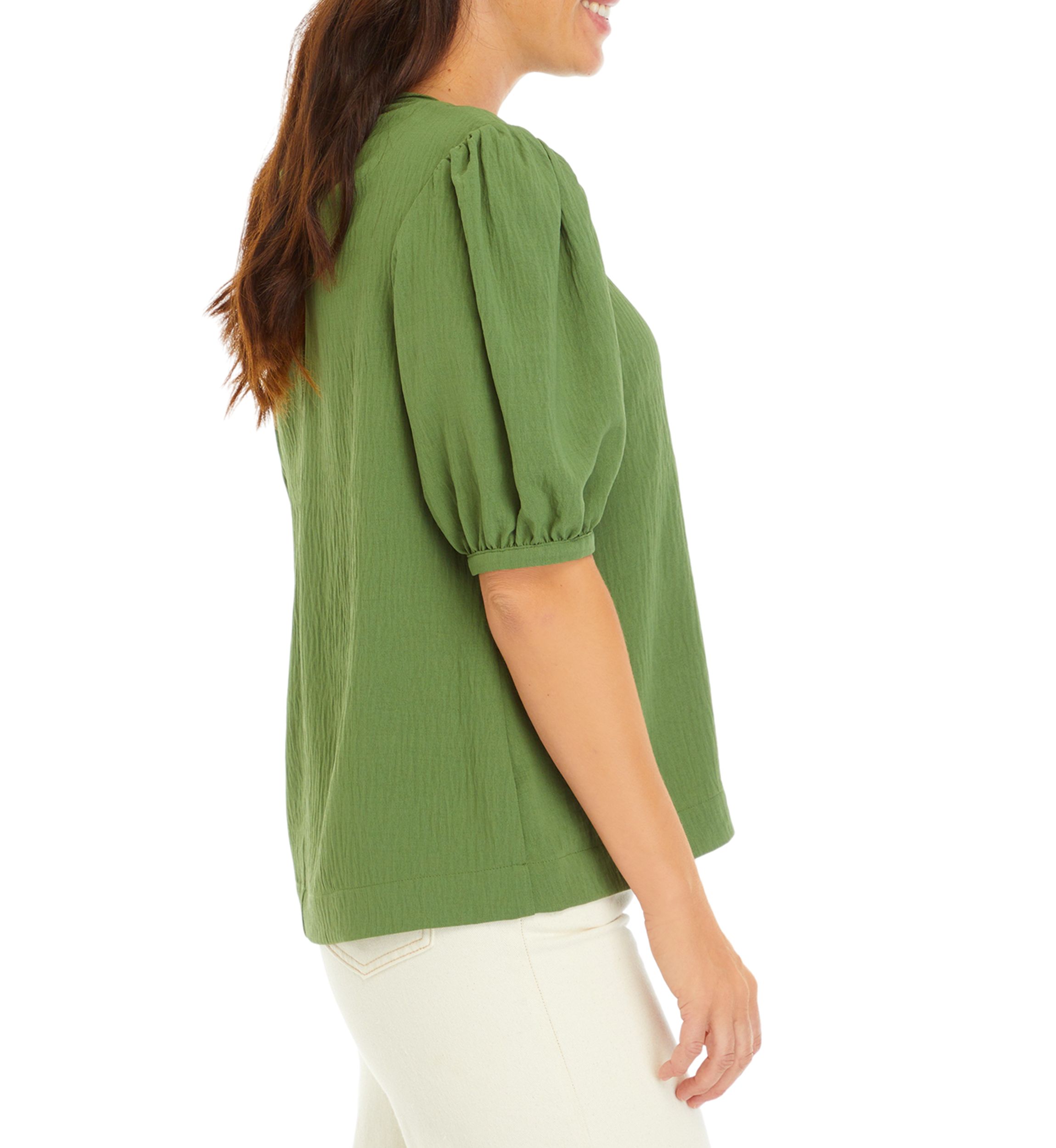 Womens Drapey Knot Back Top