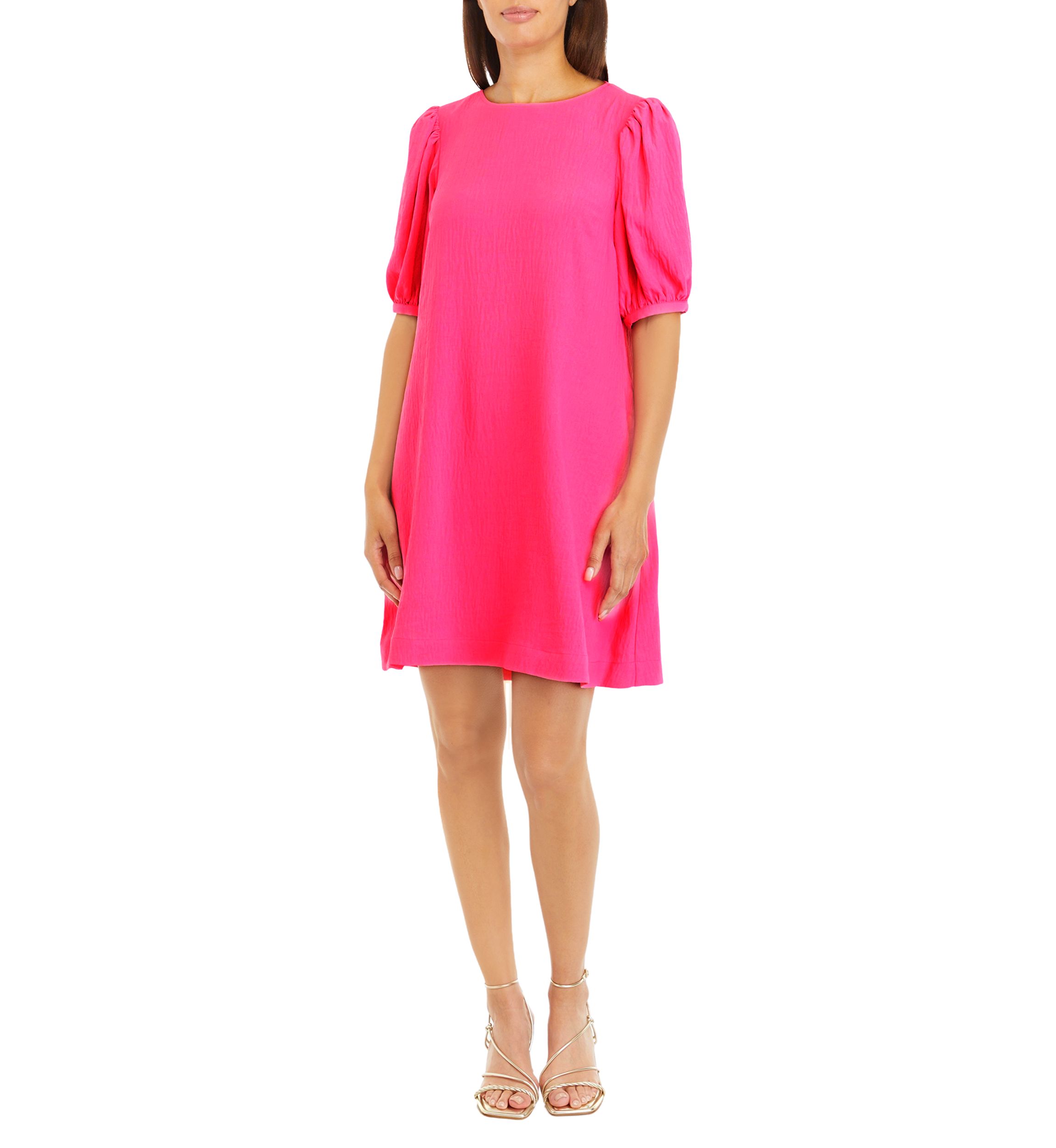 Womens Drapey Knot Back Dress