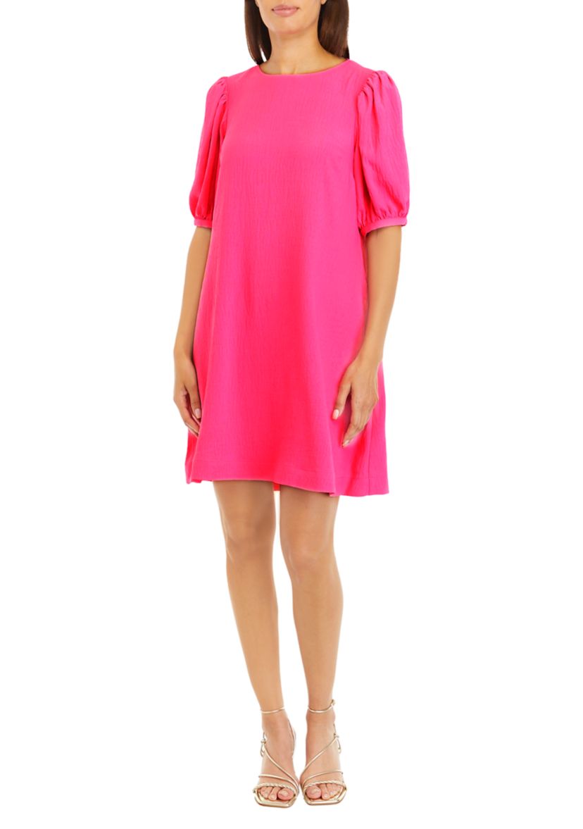 Womens Drapey Knot Back Dress