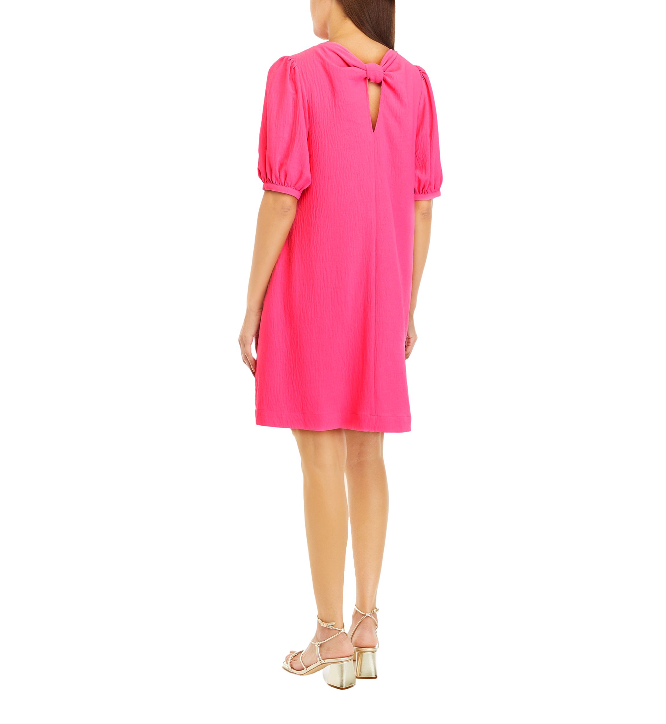 Womens Drapey Knot Back Dress