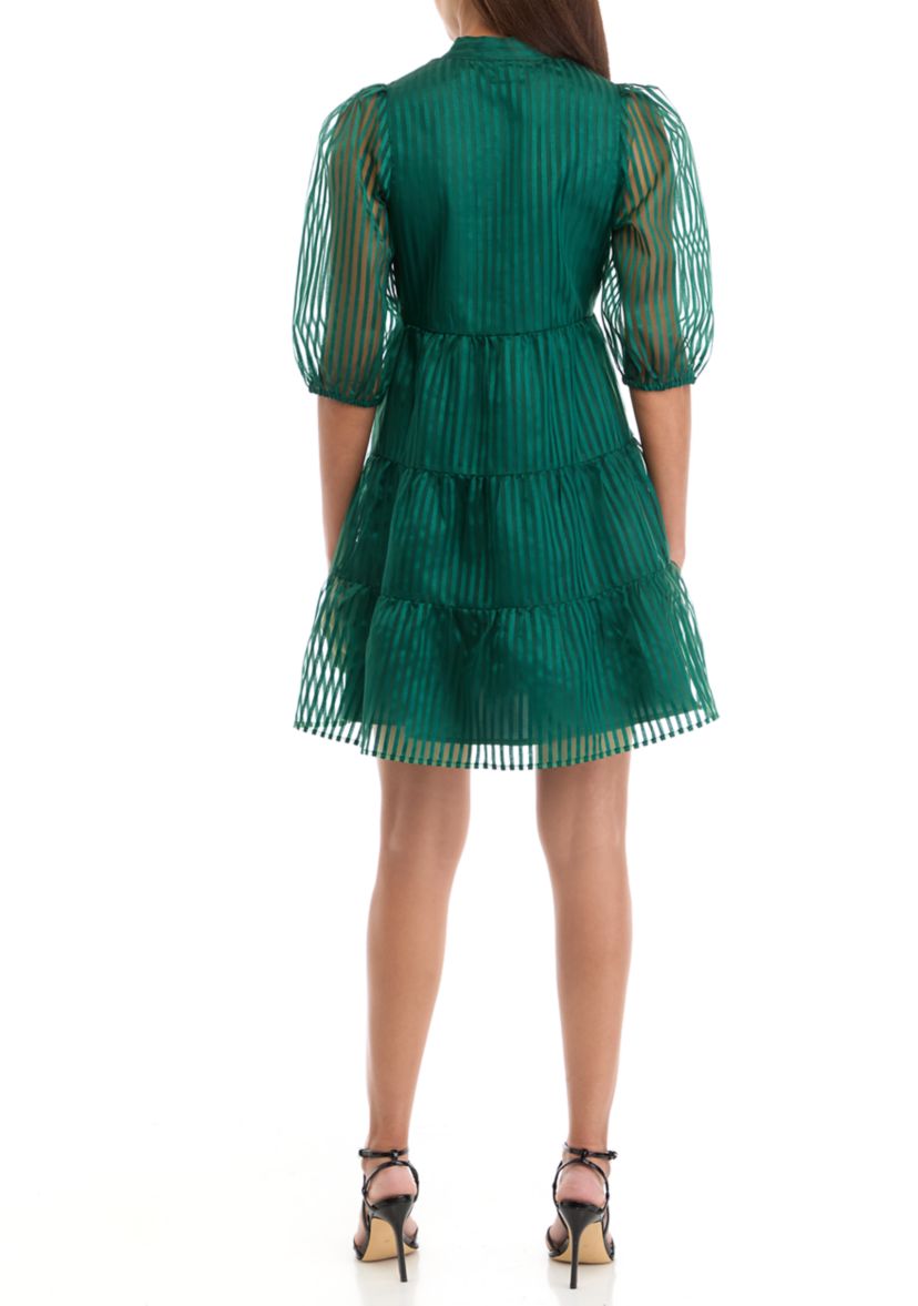 Womens Shadow Stripe Dress