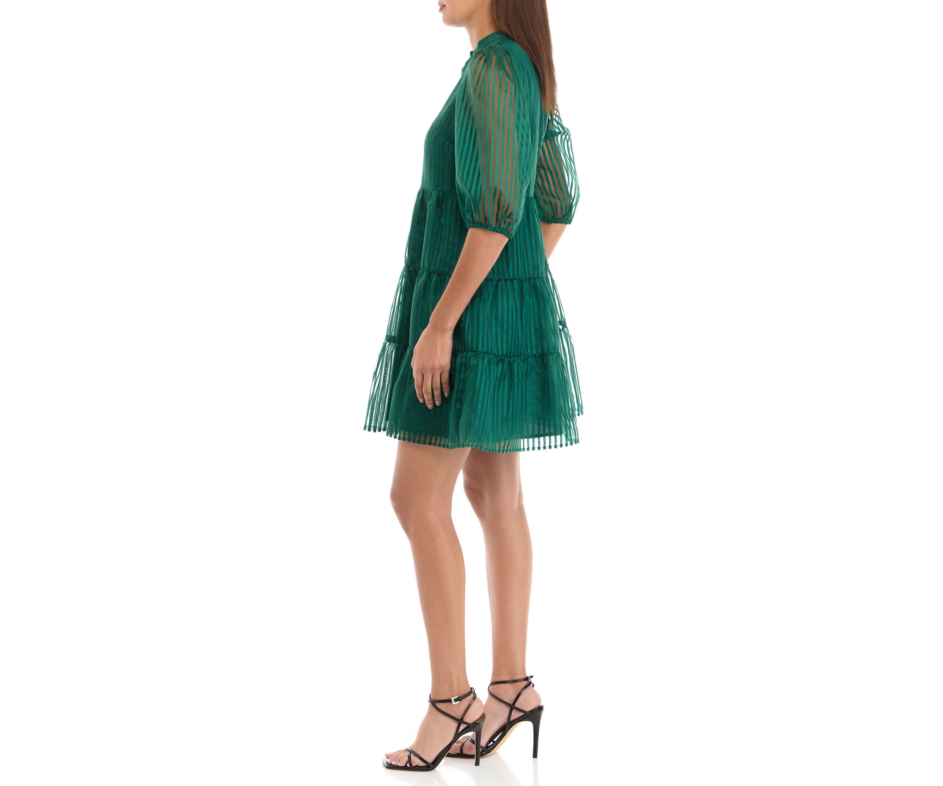 Womens Shadow Stripe Dress