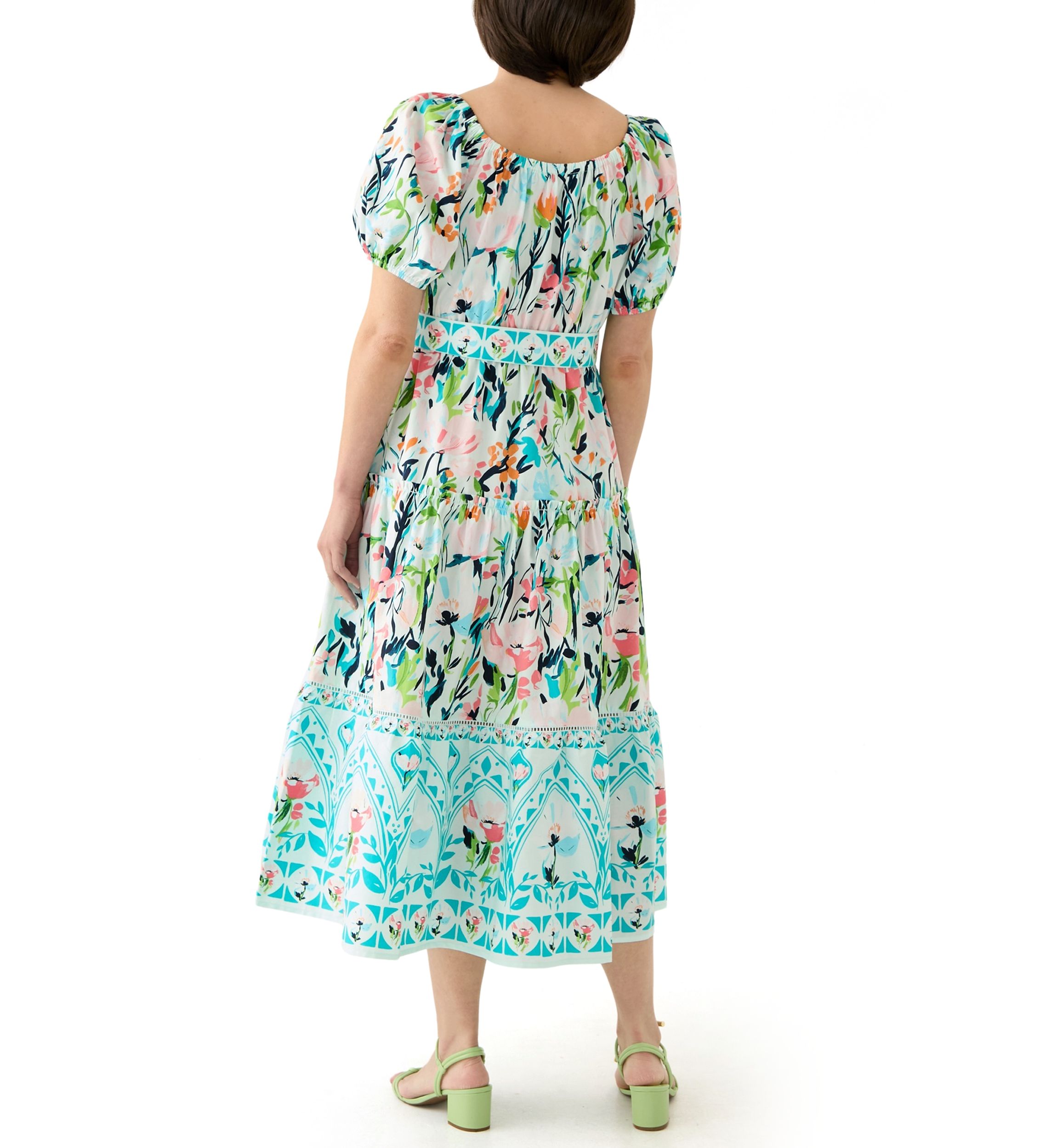 Petite Off the Shoulder Belted Maxi Dress