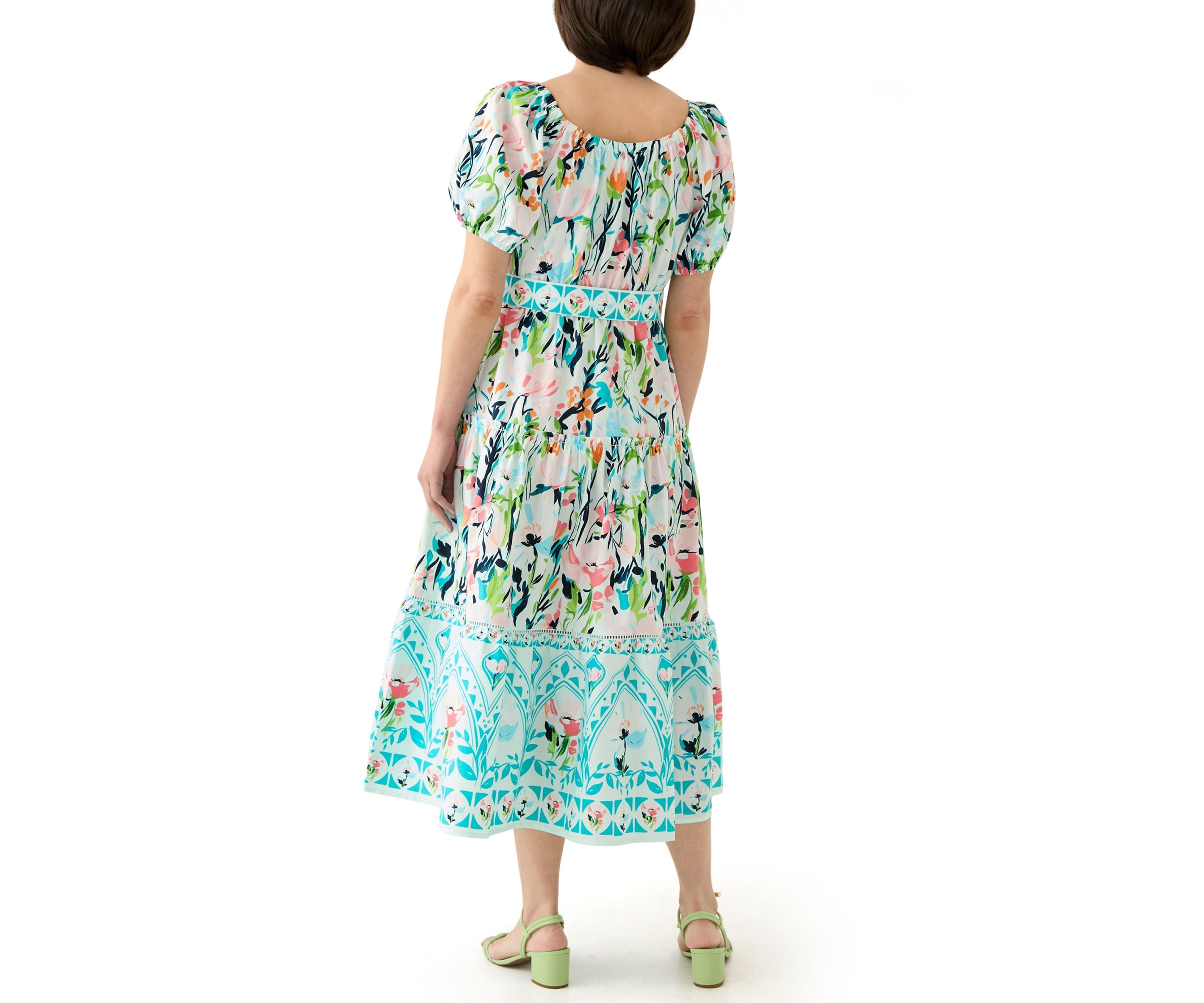 Petite Off the Shoulder Belted Maxi Dress